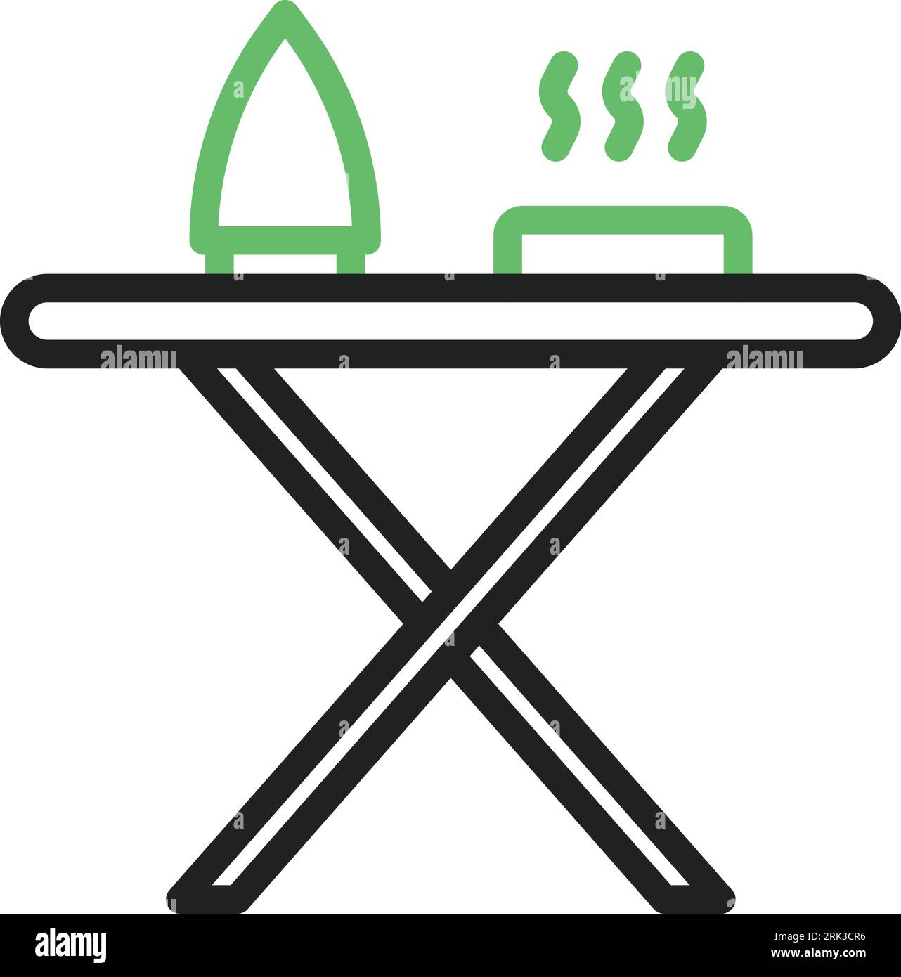 Ironing Board Icon image. Suitable for mobile application. Stock Vector