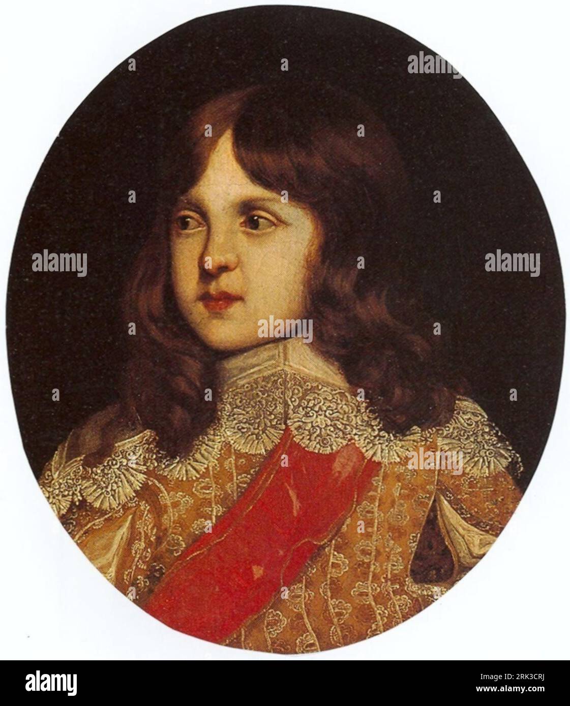 Portrait of Prince Sigismund Casimir Vasa. circa 1647 by Peter