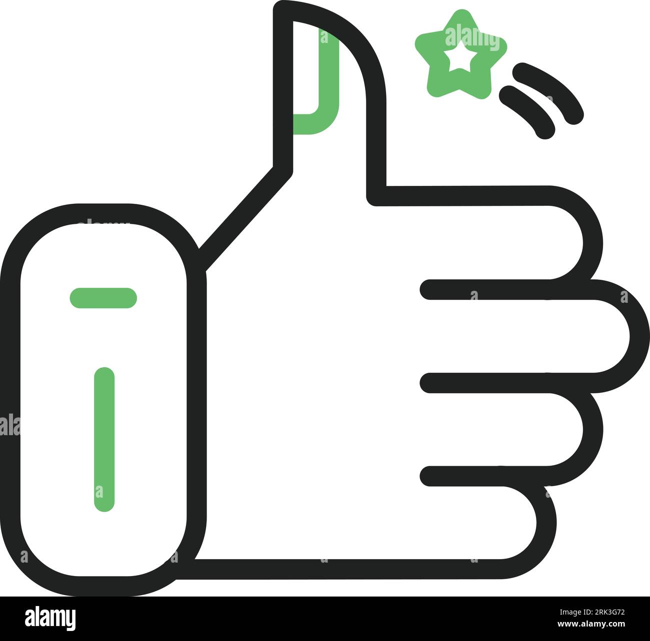 Like Icon image. Suitable for mobile application. Stock Vector