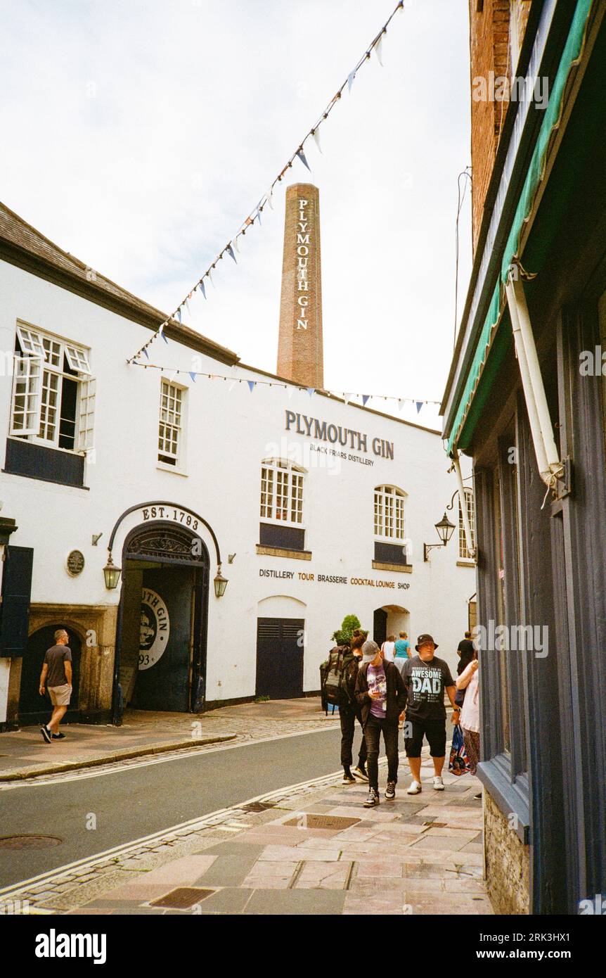 Plymouth Gin Black Friars distillery, Plymouth, Devon, England, United