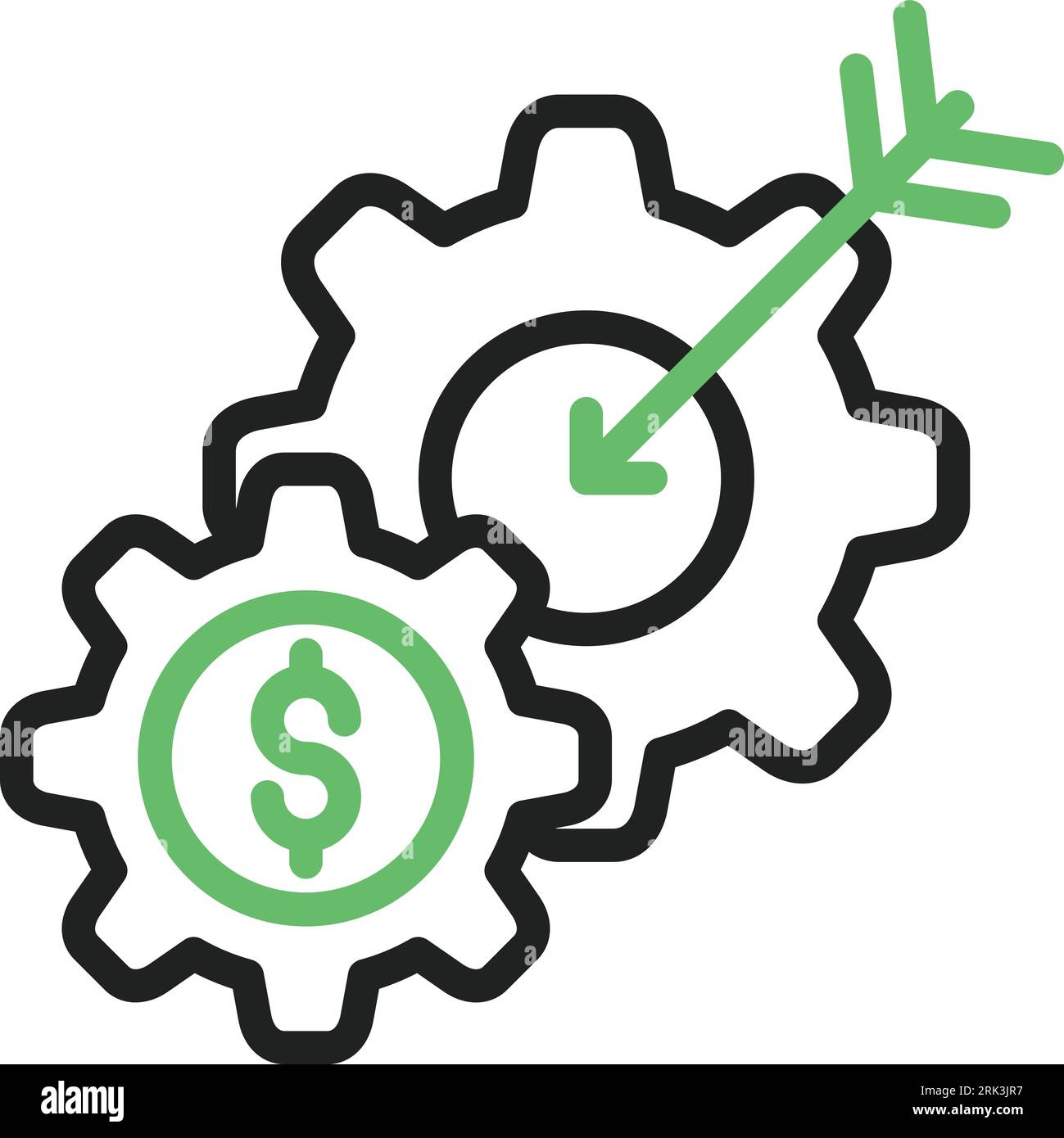 Marketing Strategy Icon image. Suitable for mobile application. Stock Vector