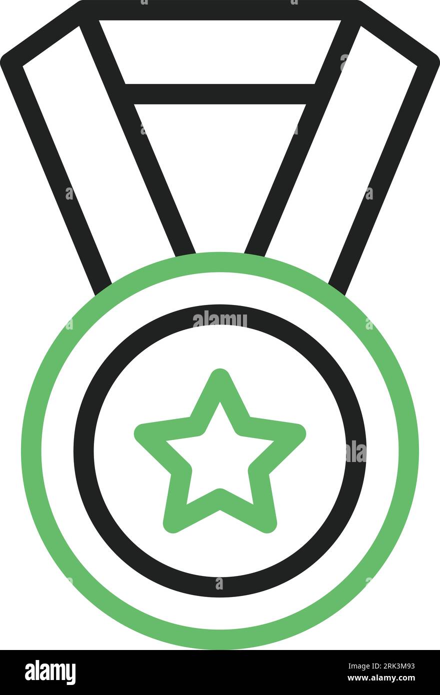 Medal Award Icon image. Suitable for mobile application. Stock Vector
