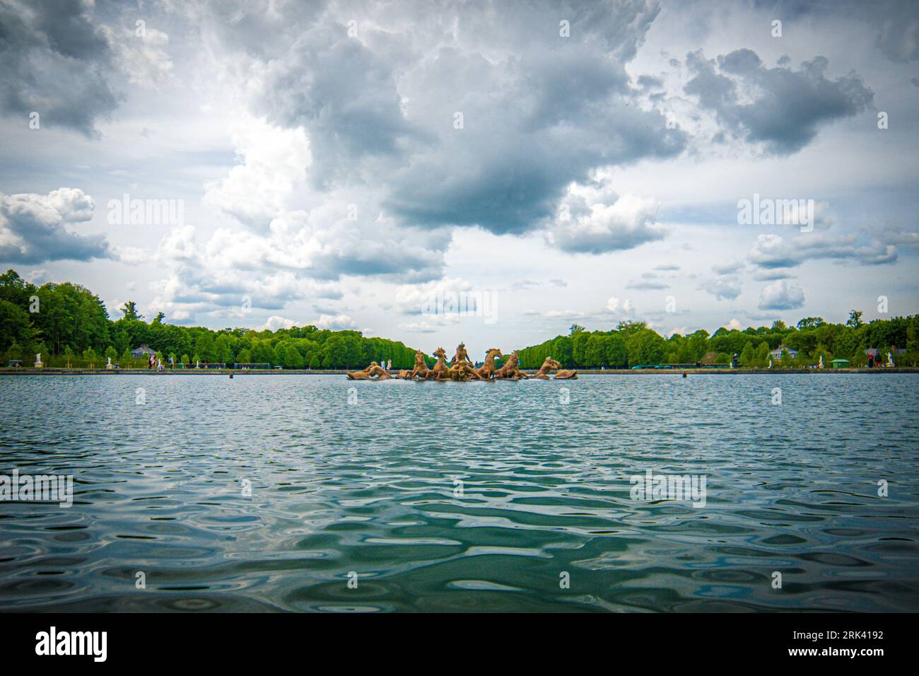 Versailles, France, 04 mai 2022, Parc du château de Versailles, Fontaine d'apollon Stock Photo