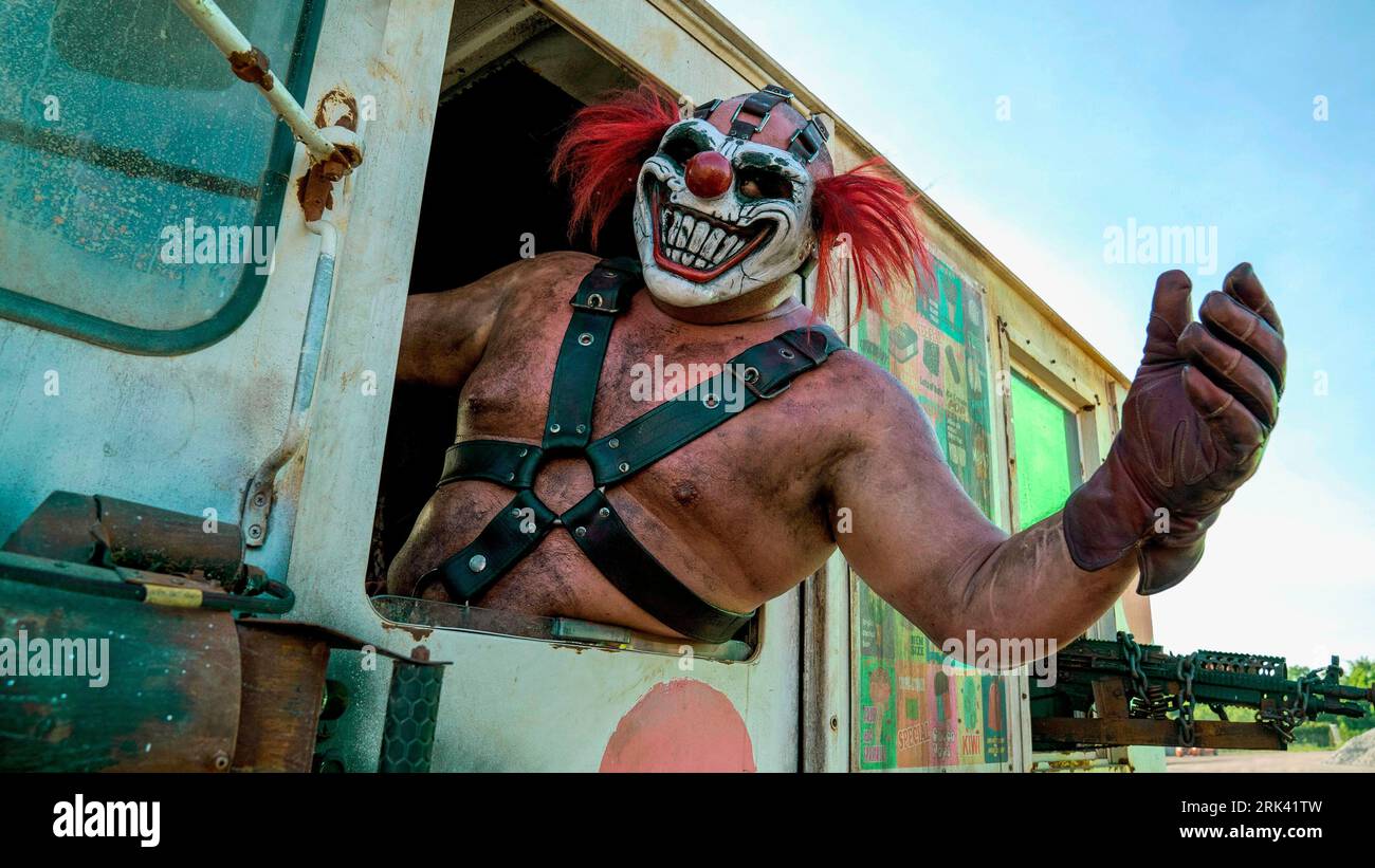 JOE SEANOA in TWISTED METAL (2023), directed by MAGGIE CAREY, BILL BENZ and JUDE WENG. Credit: Universal Pictures Television / Sony Pictures Television / Album Stock Photo