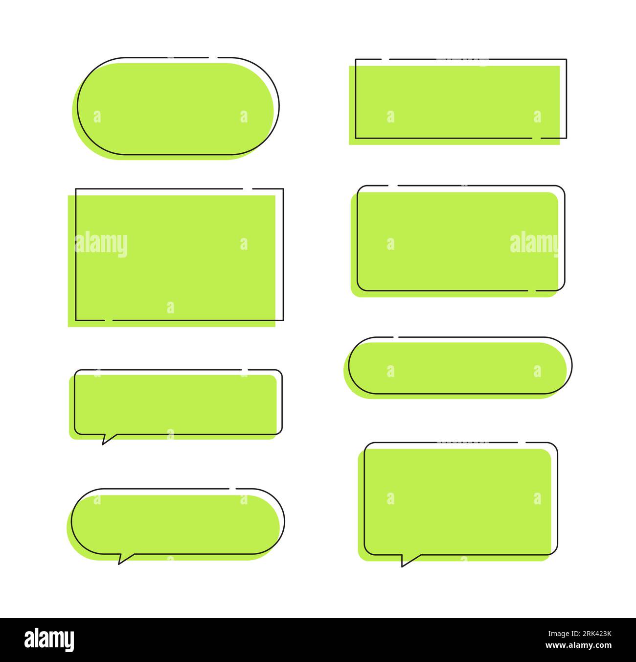 modern quote for text template design elements. Stock Vector