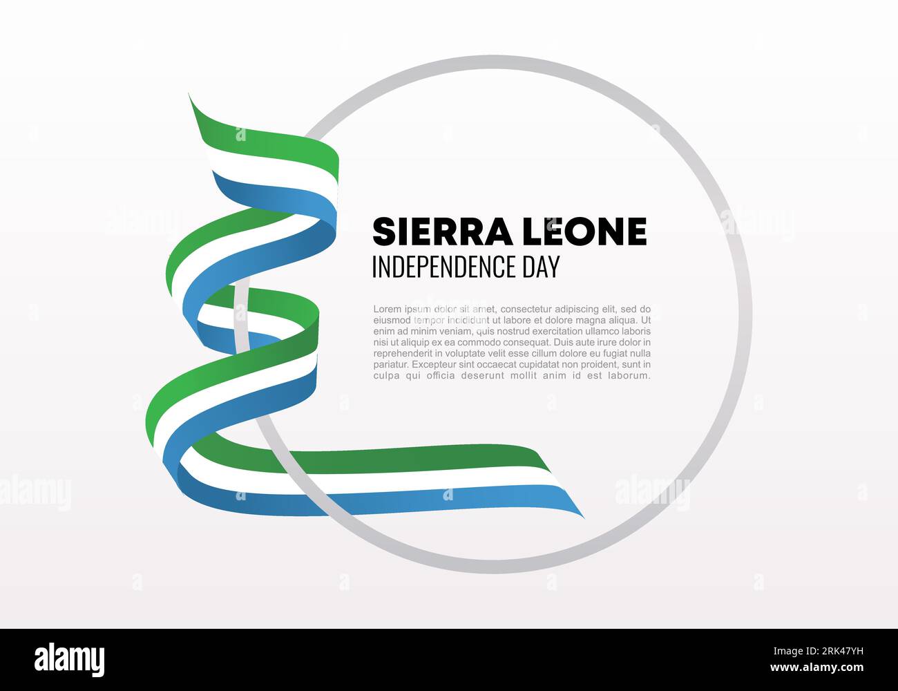Sierra Leone independence day background banner poster for national