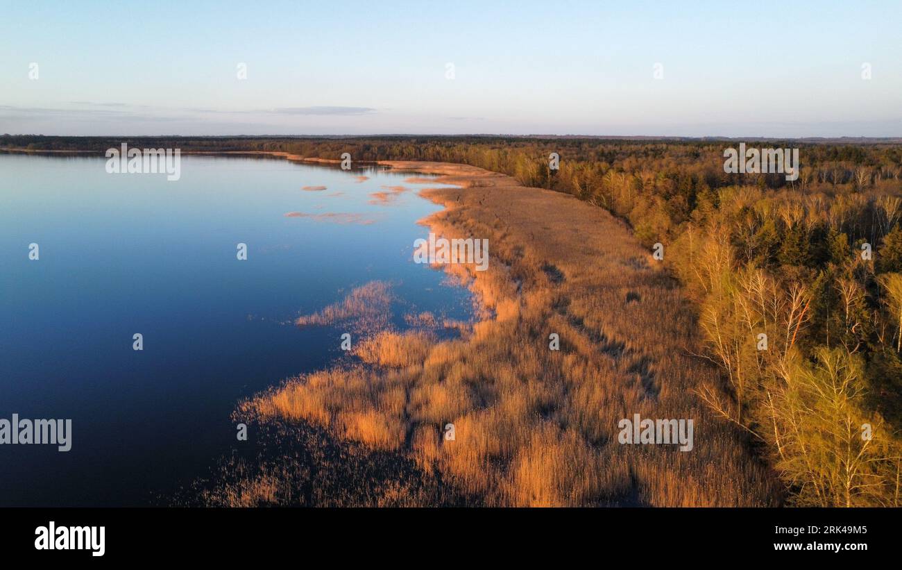 Lake from the drone hi-res stock photography and images - Alamy