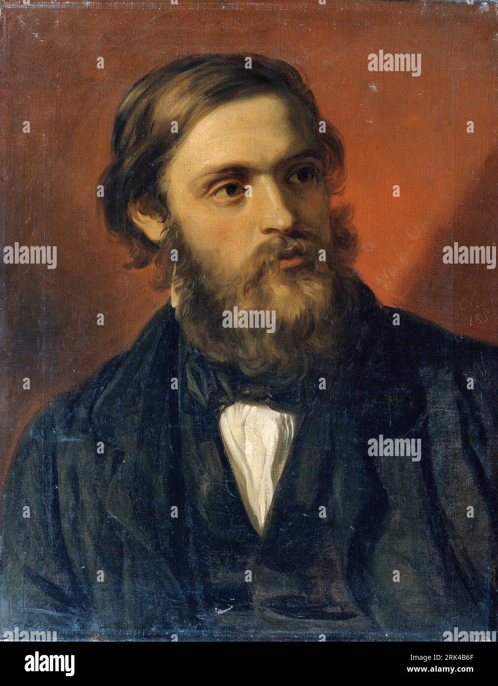 Hofrat Burian 1852 by Carl Rahl Stock Photo - Alamy