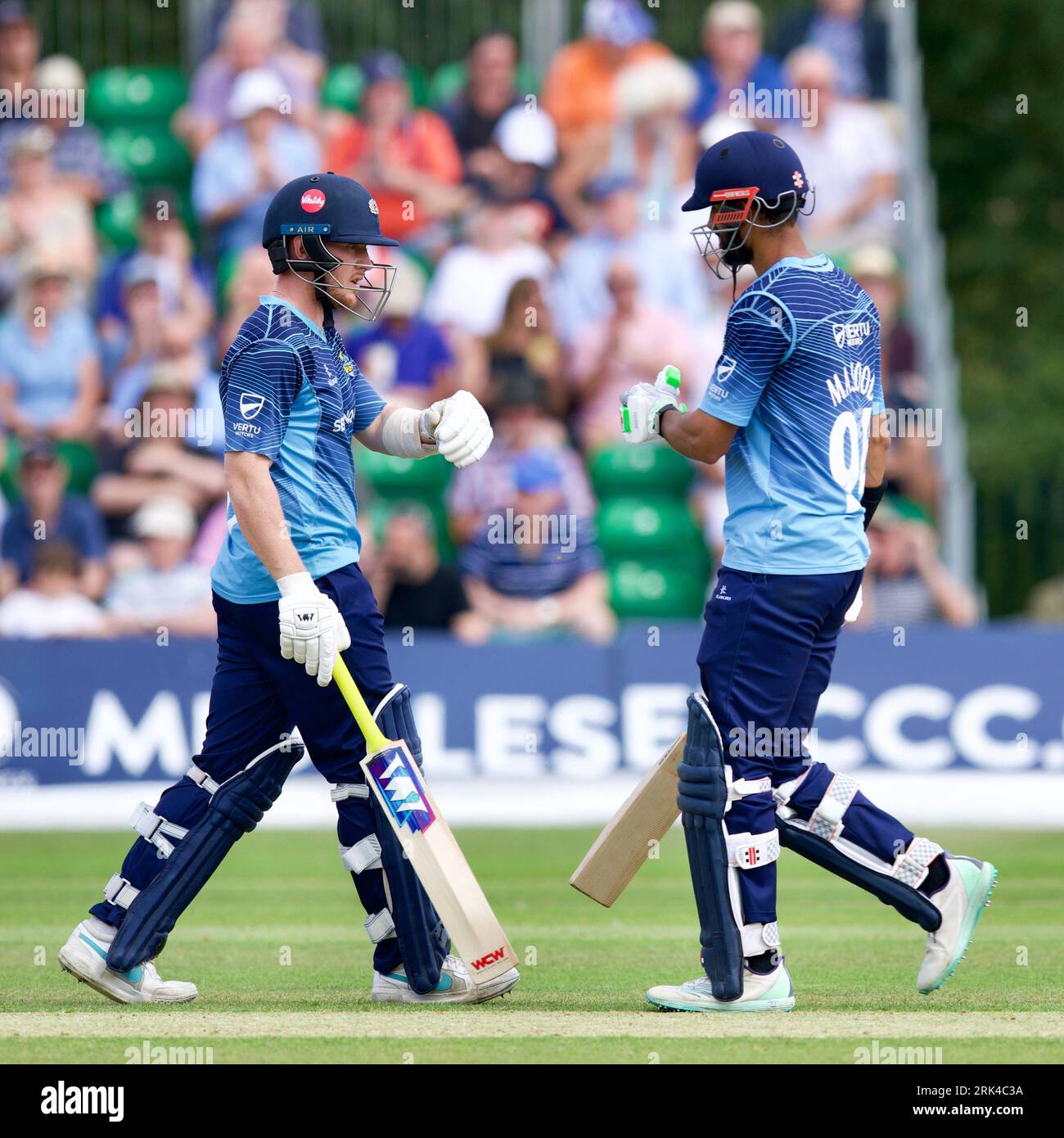 Radlett CC, 22nd August, 2023. The Metro Bank One Day Cup Middlesex