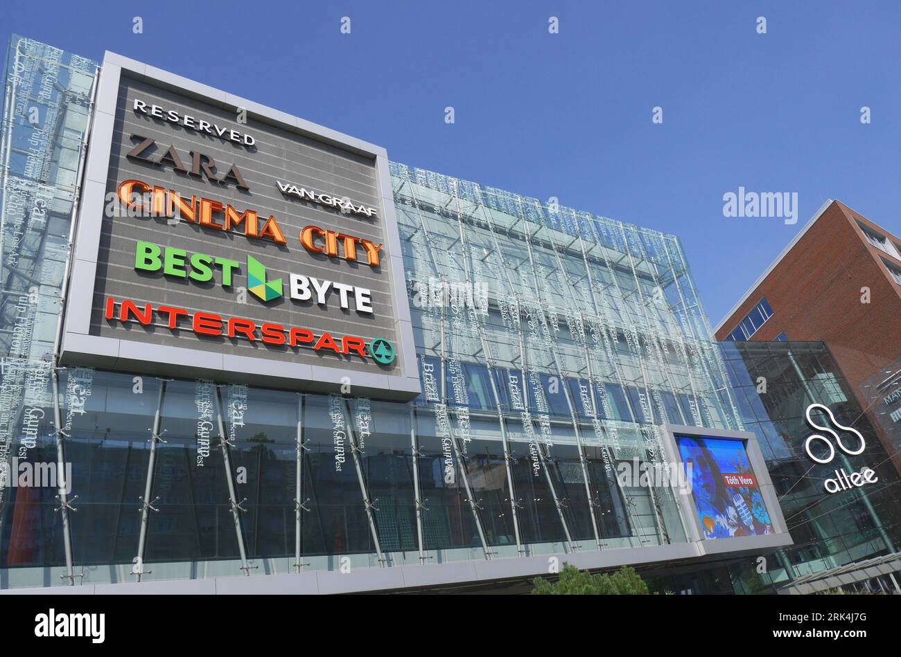 Allee Mall, Budapest, Hungary Stock Photo