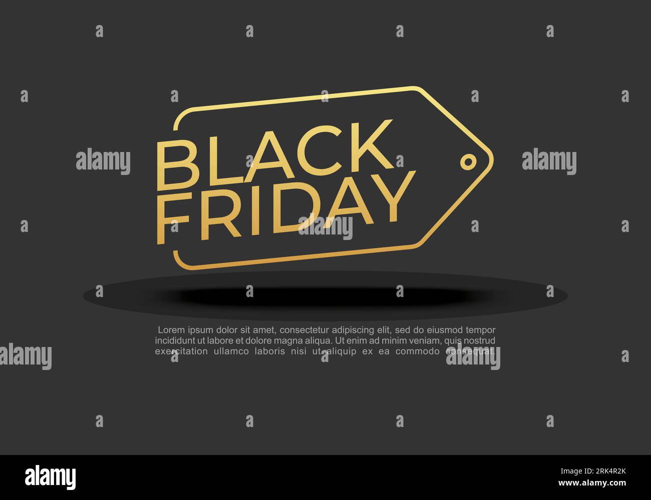 Black friday background celebrated on november 25 Stock Vector Image