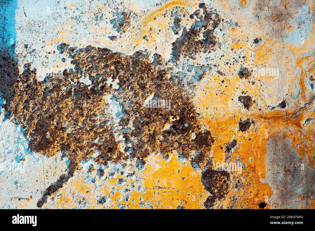 Old wall texture, colorful worn and rustic Stock Photo - Alamy