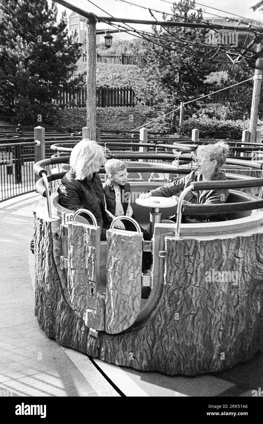 Spinning Spider ride at Legoland Windsor resort, London, England, United Kingdom. Stock Photo