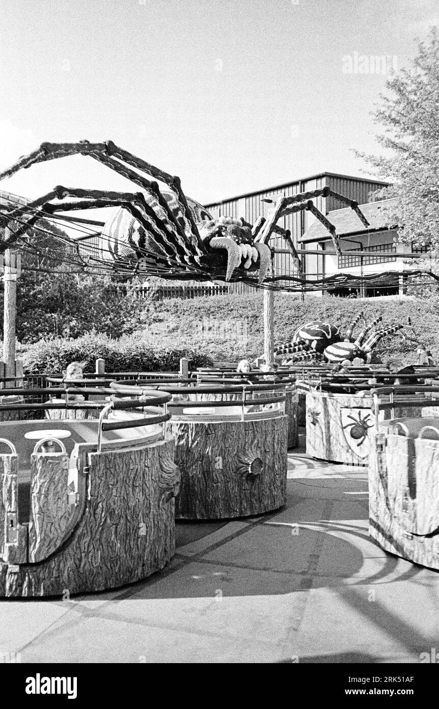 Spinning Spider ride at Legoland Windsor resort, London, England, United Kingdom. Stock Photo