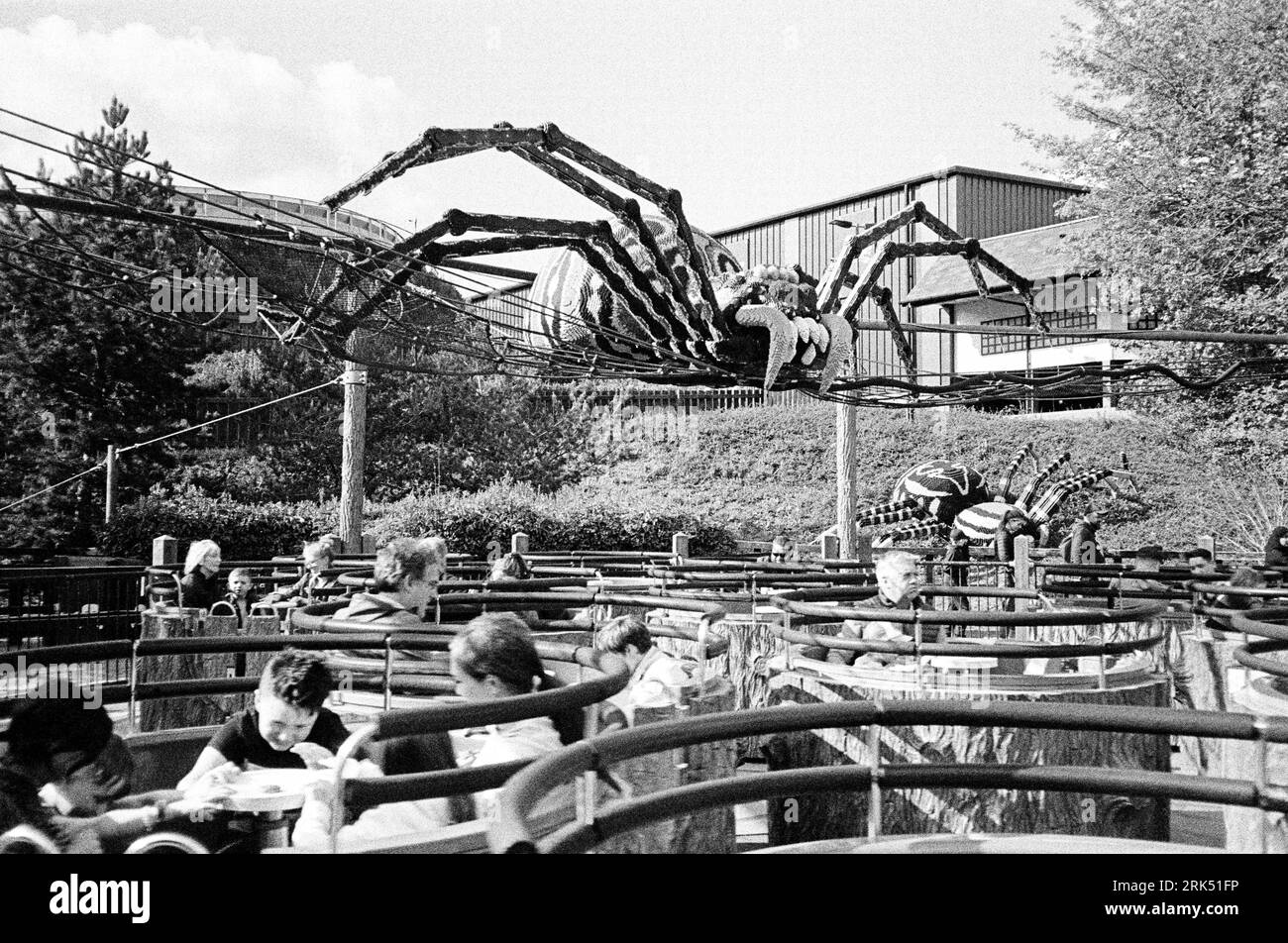 Spinning Spider ride at Legoland Windsor resort, London, England, United Kingdom. Stock Photo