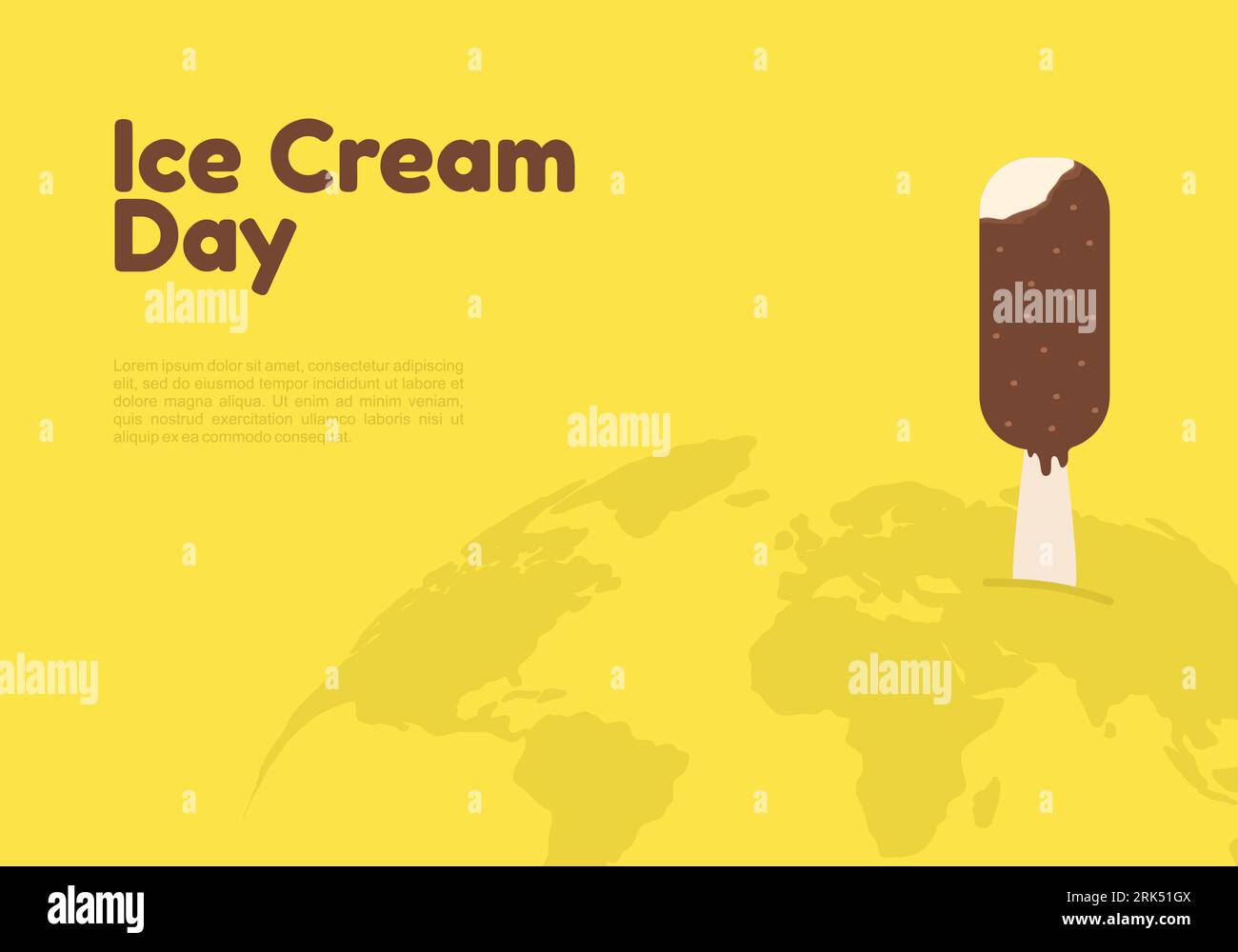 Ice cream day background celebrated on december 13 Stock Vector Image