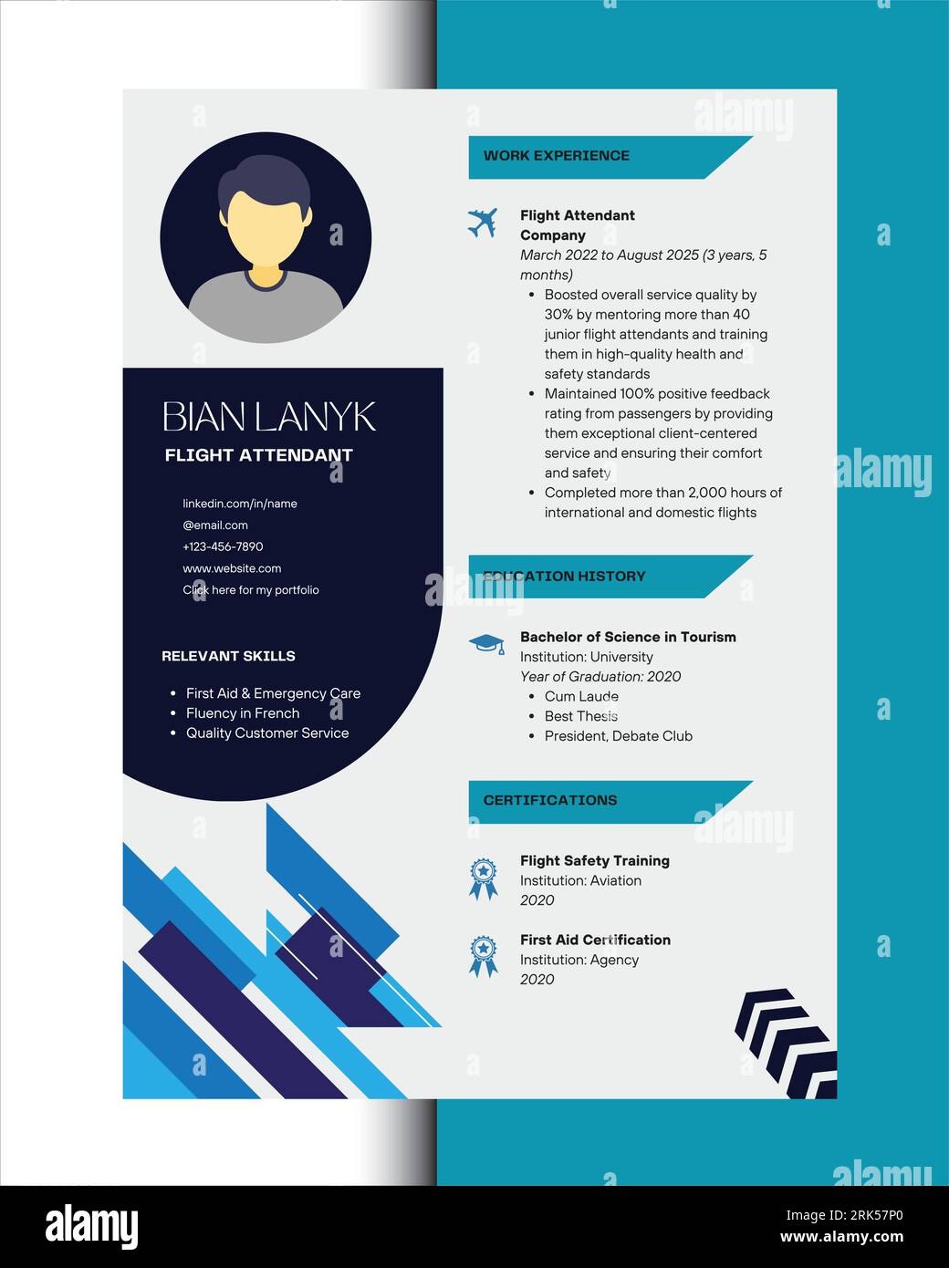 Aviation Industry Resume CV Stock - Aviation Industry Resume Cv 2RK57P0
