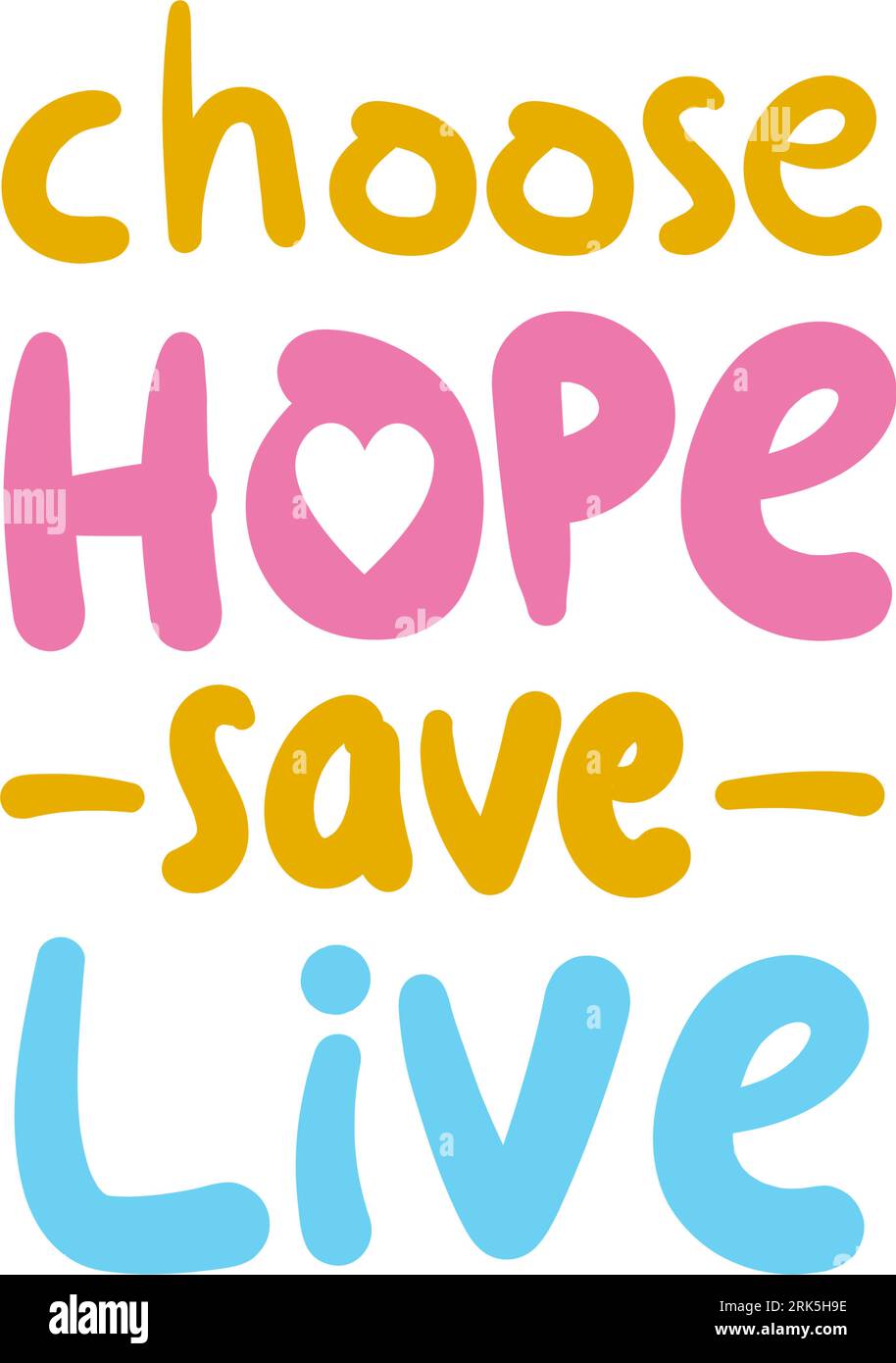 Hope typography design about hope concept in vector Stock Vector