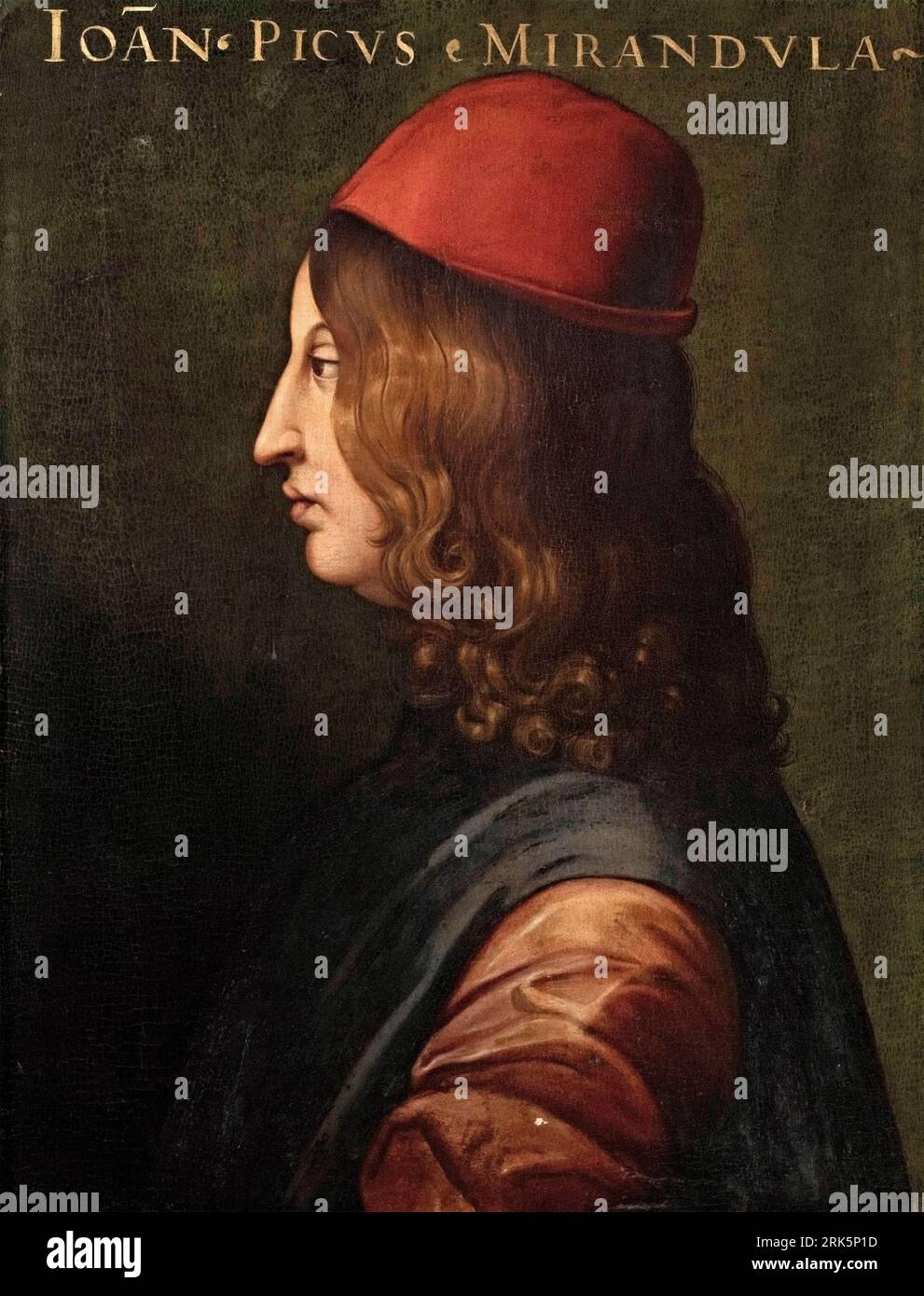 Pico della Mirandola (14631494) By Cristofano dell'Altissimo Stock