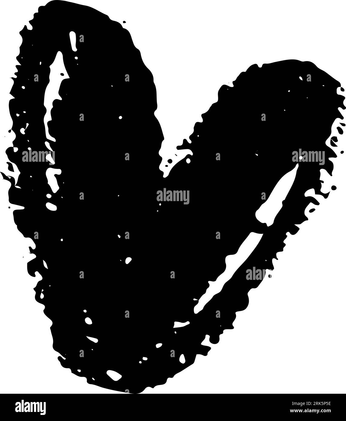 Hand Drawn Chalk Grunge Heart Stock Vector Image & Art - Alamy
