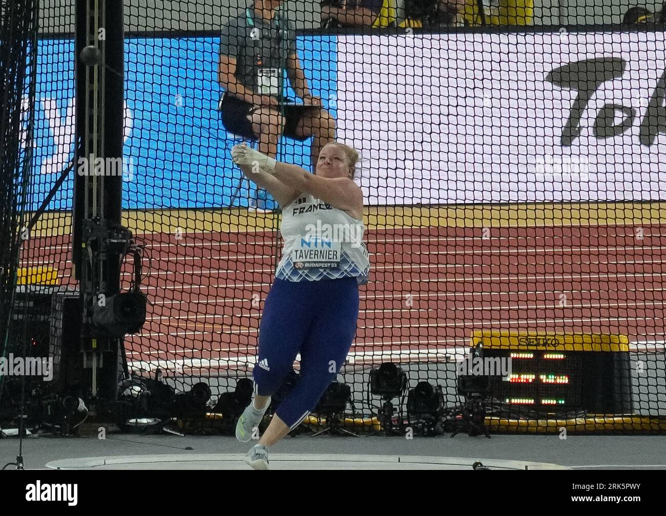 Alexandra TAVERNIER of FRA Qualification HAMMER THROW WOMEN during the