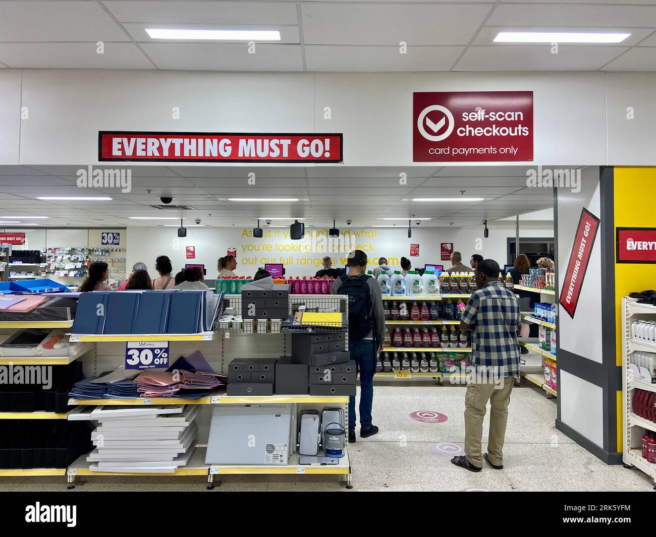 wood green shopping city wilco store closing as administration fails