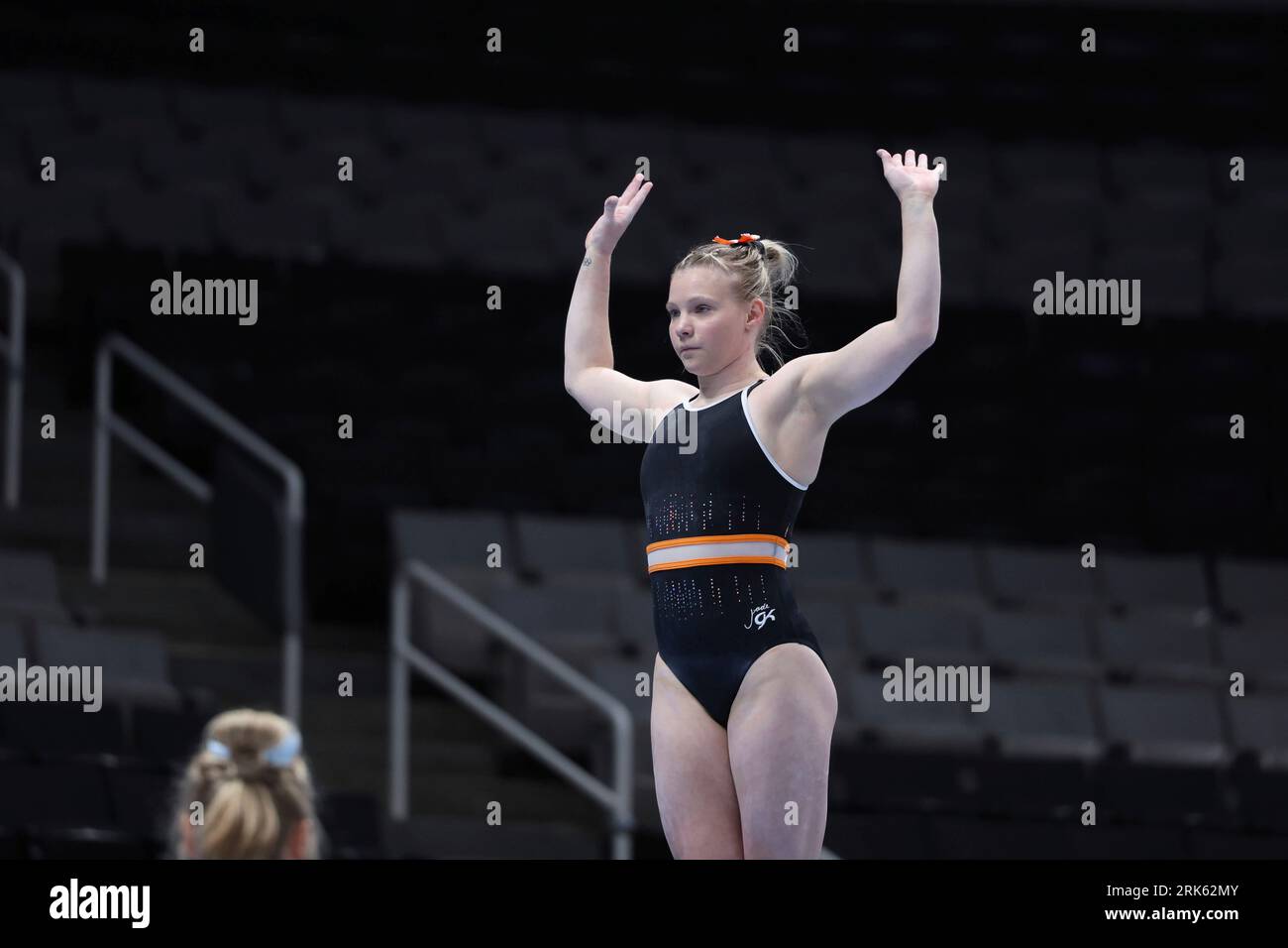 August 23, 2023 Olympic gold medalist JADE CAREY during podium