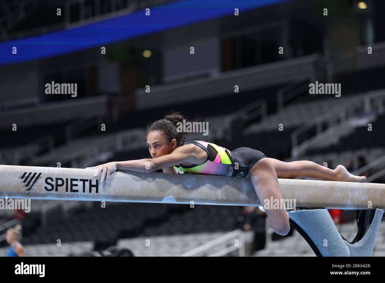 August 23, 2023 HEZLY RIVERA during podium training at the U.S
