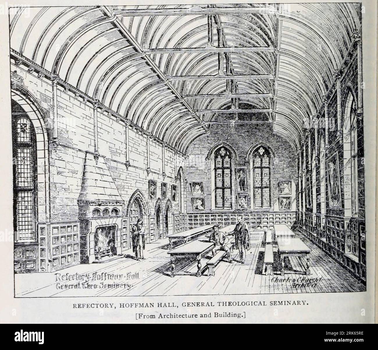 Seminary Hall Refectory, Hoffman Hall, General Theological Seminary from The ...