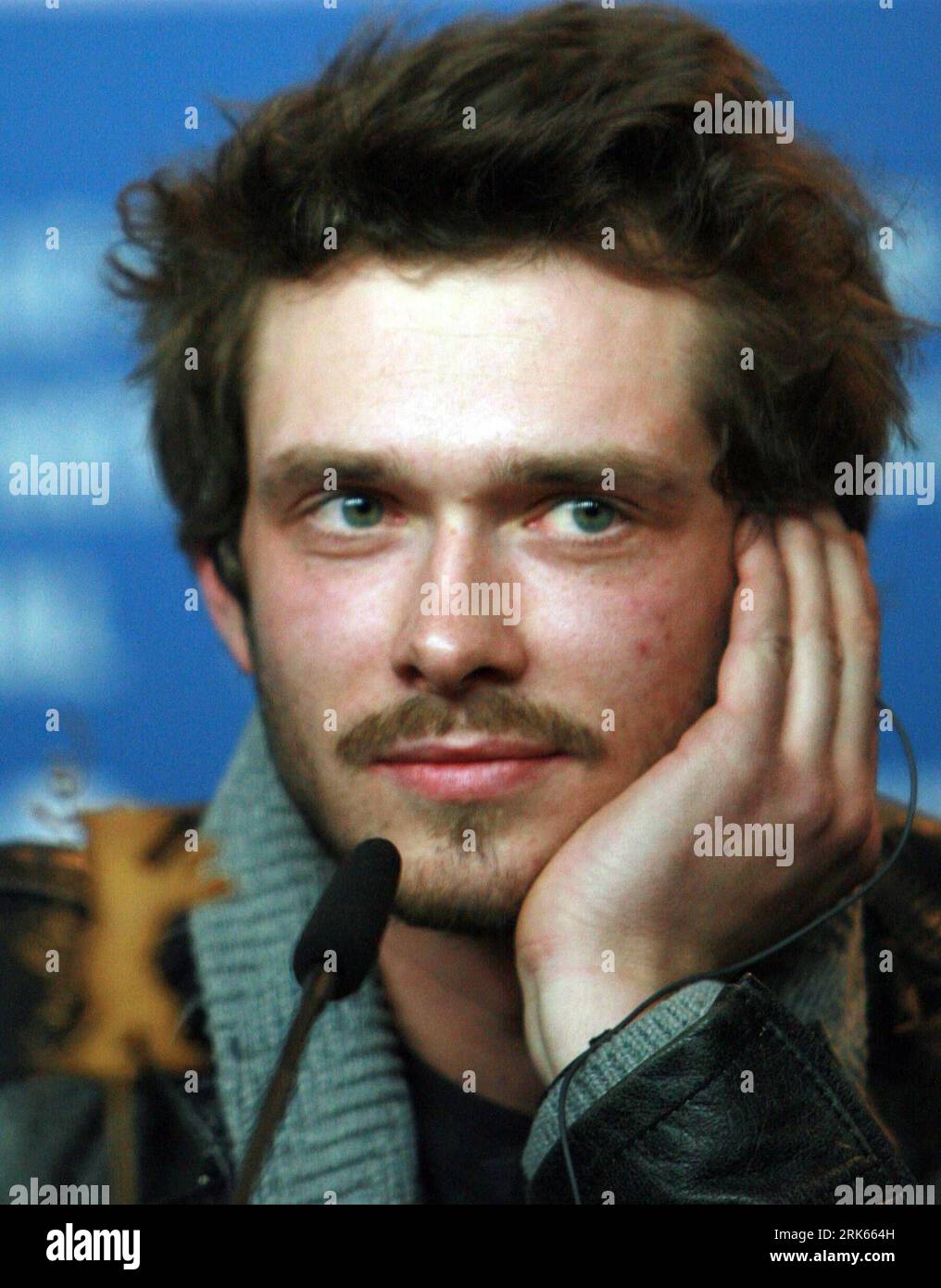 Bildnummer: 53803209  Datum: 17.02.2010  Copyright: imago/Xinhua (100217) -- BERLIN, Feb. 17, 2010 (Xinhua) -- Grigoriy Dobrygin, the main actor of the film How I Ended This Summer , attends a press conference during the 60th Berlin International Film Festival in Berlin, capital of Germany, Feb. 17, 2010. Twenty pictures are vying for the coveted Golden Bear top prize at the film festival taking place from February 11 to 21, 2010. (Xinhua/Luo Huanhuan) (gxr) (3)GERMANY-HOW I ENDED THIS SUMMER PUBLICATIONxNOTxINxCHN People Film 60. Internationale Filmfestspiele Berlinale Berlin Pressekonferenz Stock Photo