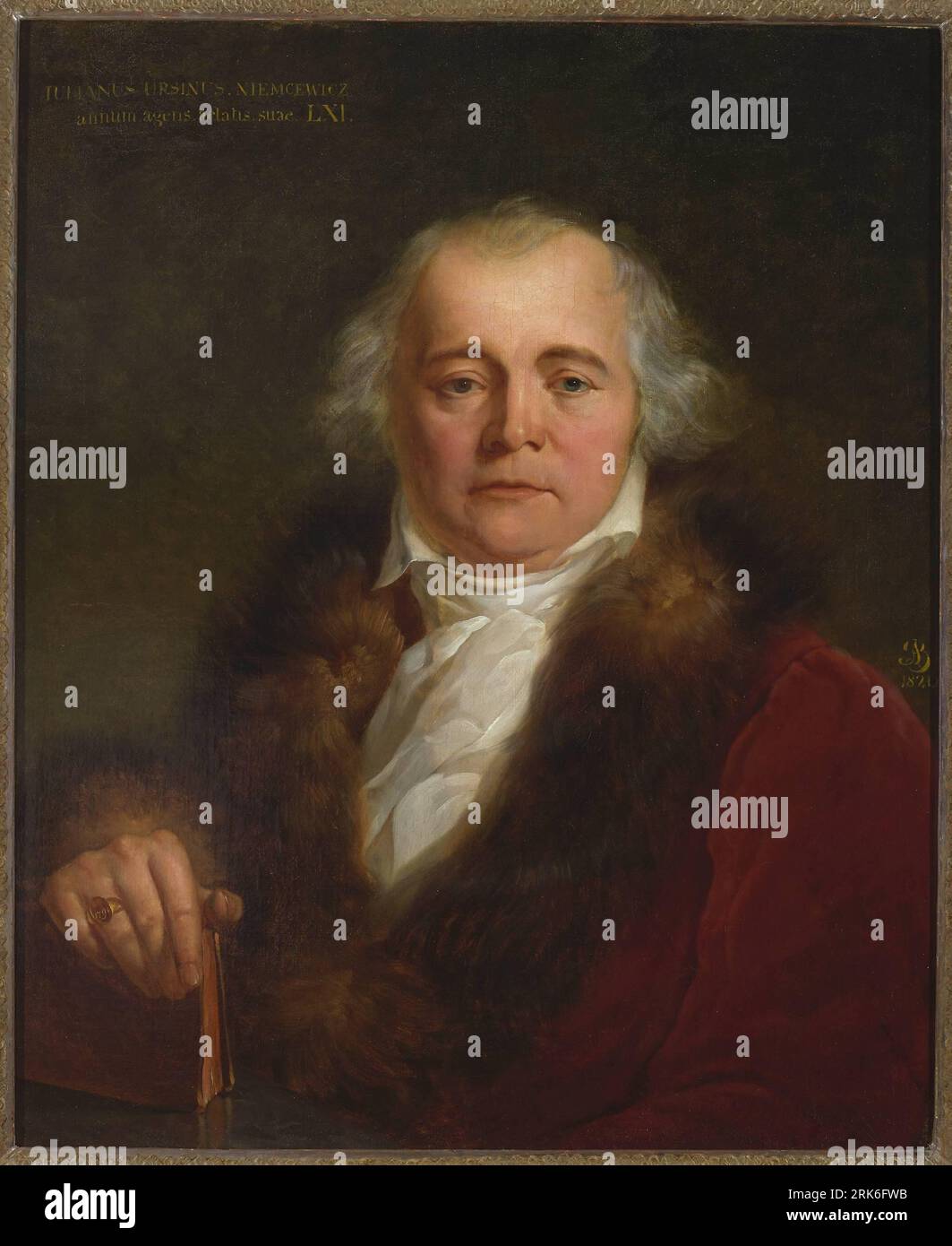 Portrait of Julian Ursyn Niemcewicz 1820 by Antoni Brodowski Stock ...