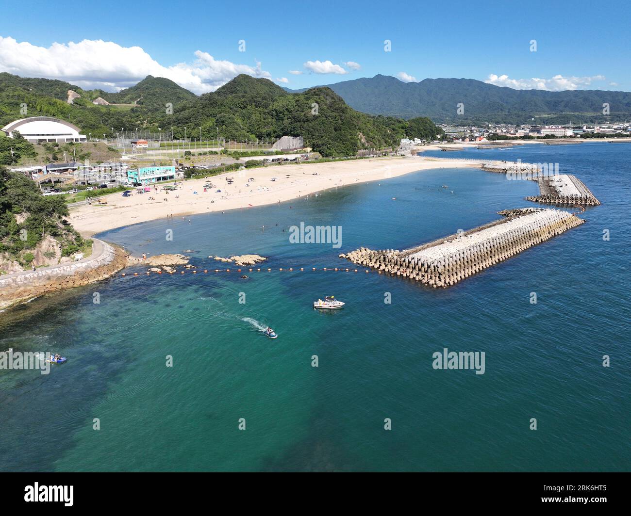 Aerial view sunny beach white hi-res stock photography and images - Alamy