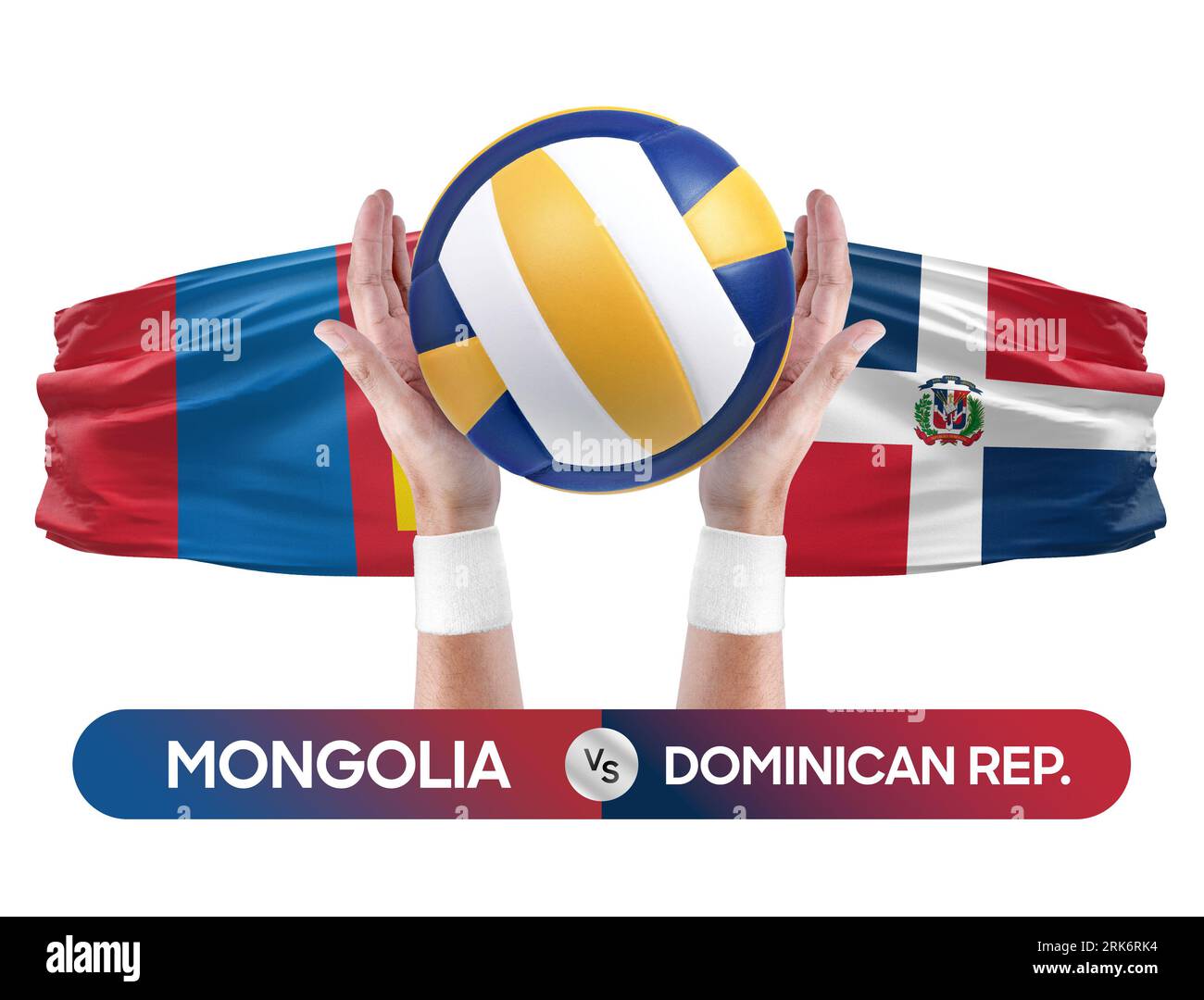 Mongolia vs Dominican Republic national teams volleyball volley ball