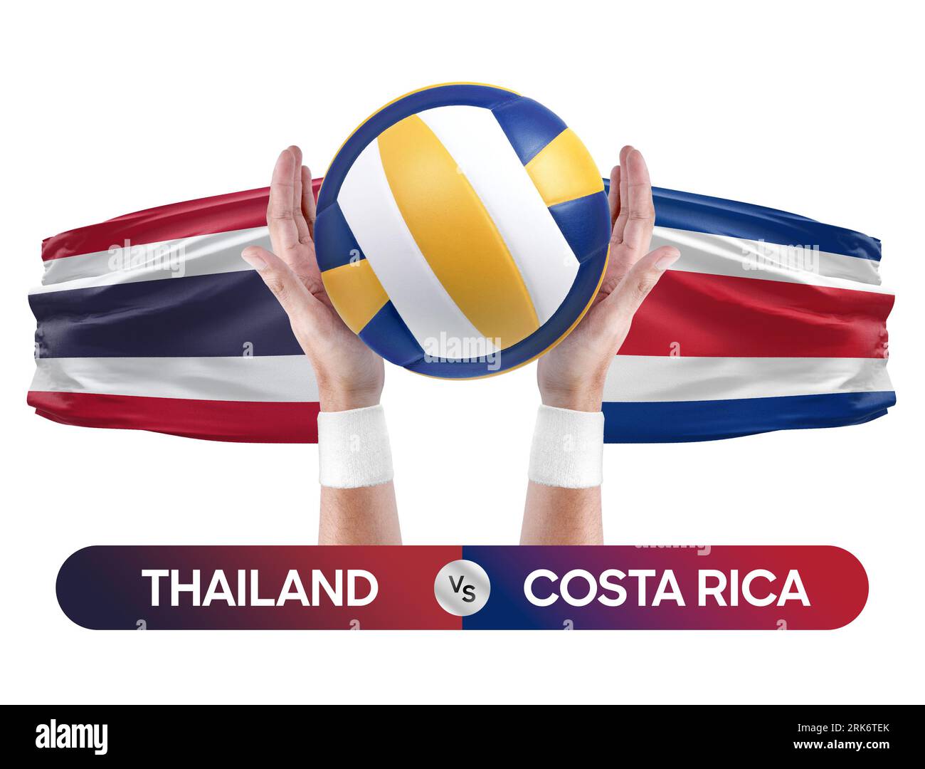 Thailand vs Costa Rica national teams volleyball volley ball match