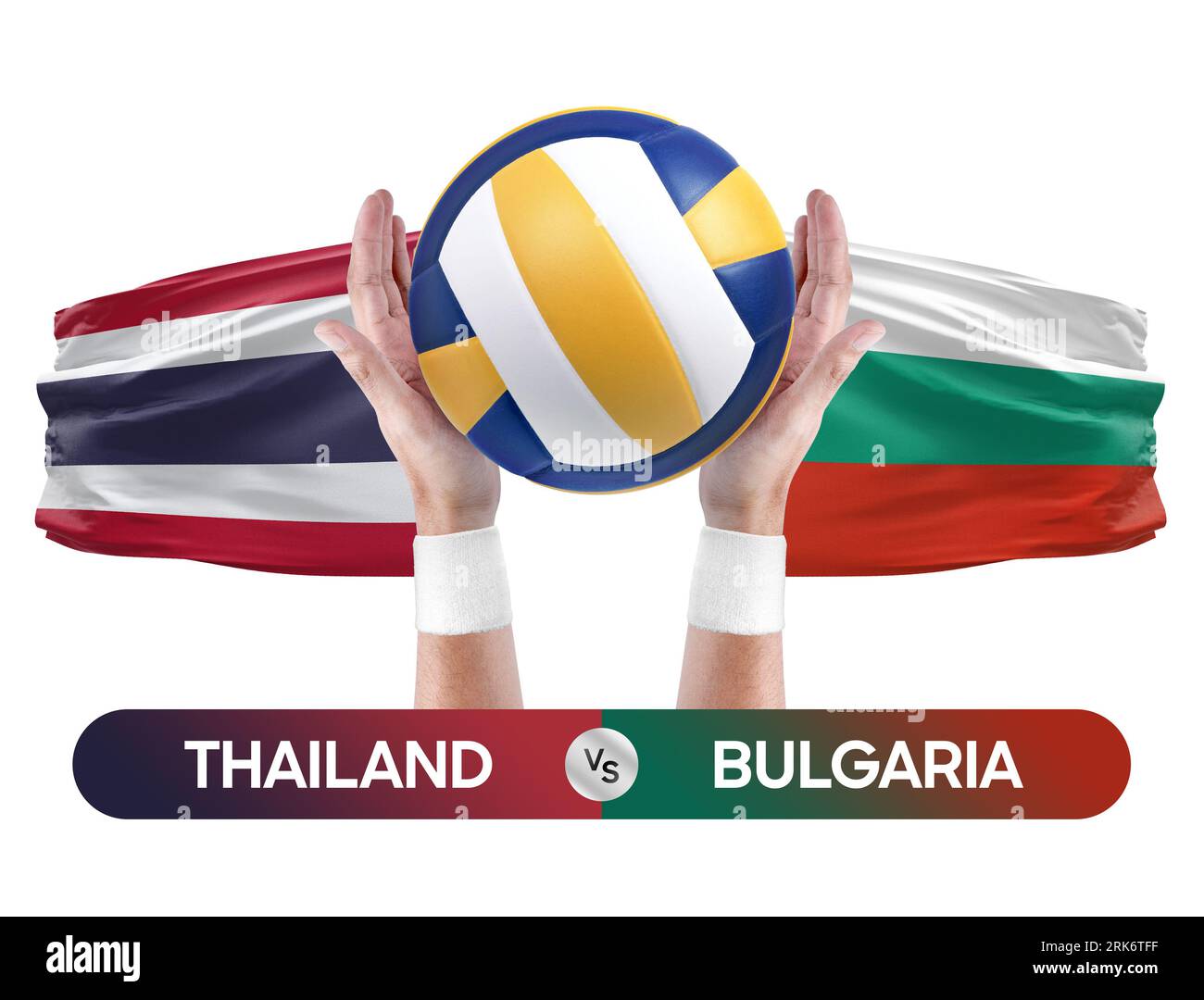 Thailand vs Bulgaria national teams volleyball volley ball match
