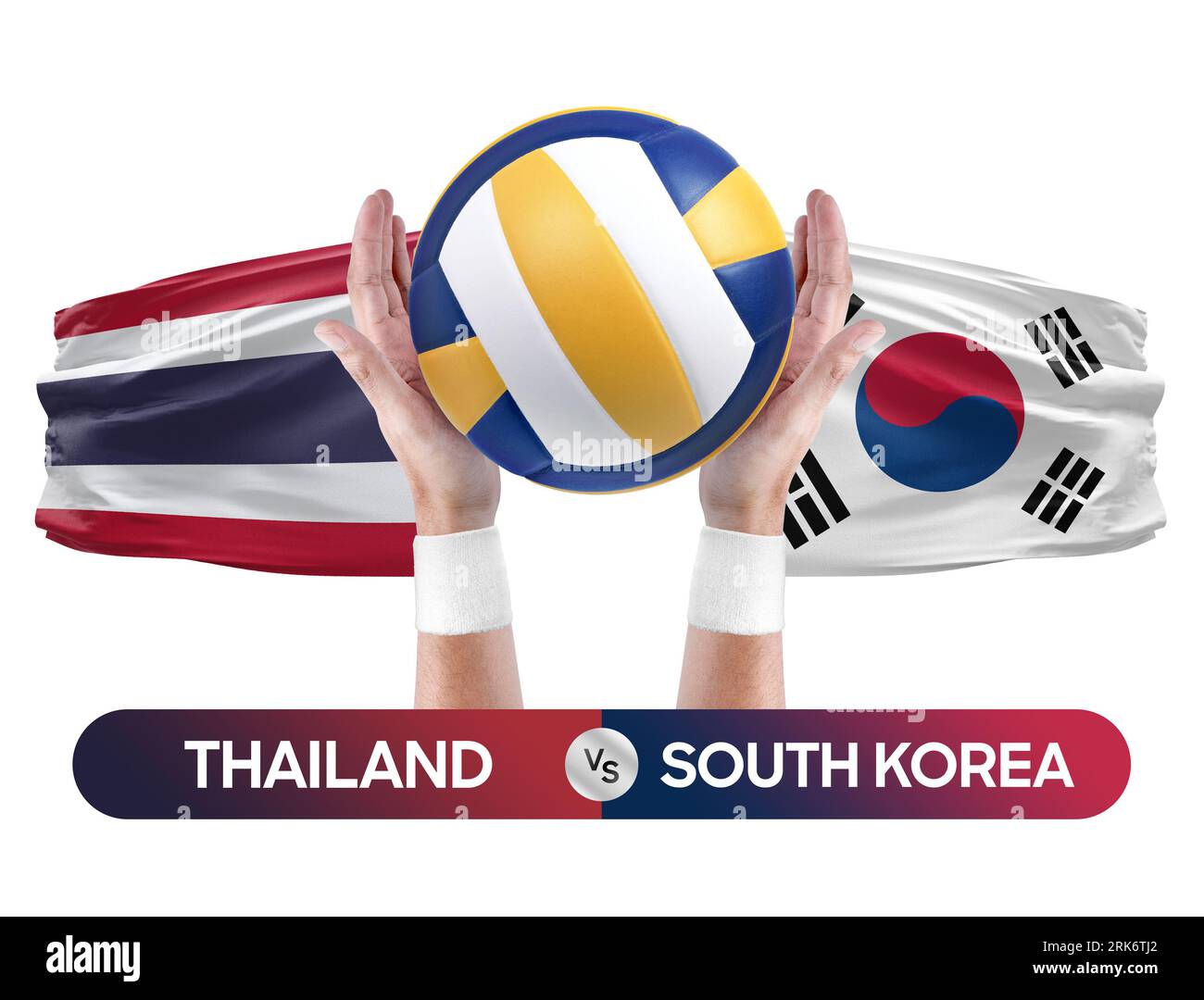 Thailand vs South Korea national teams volleyball volley ball match