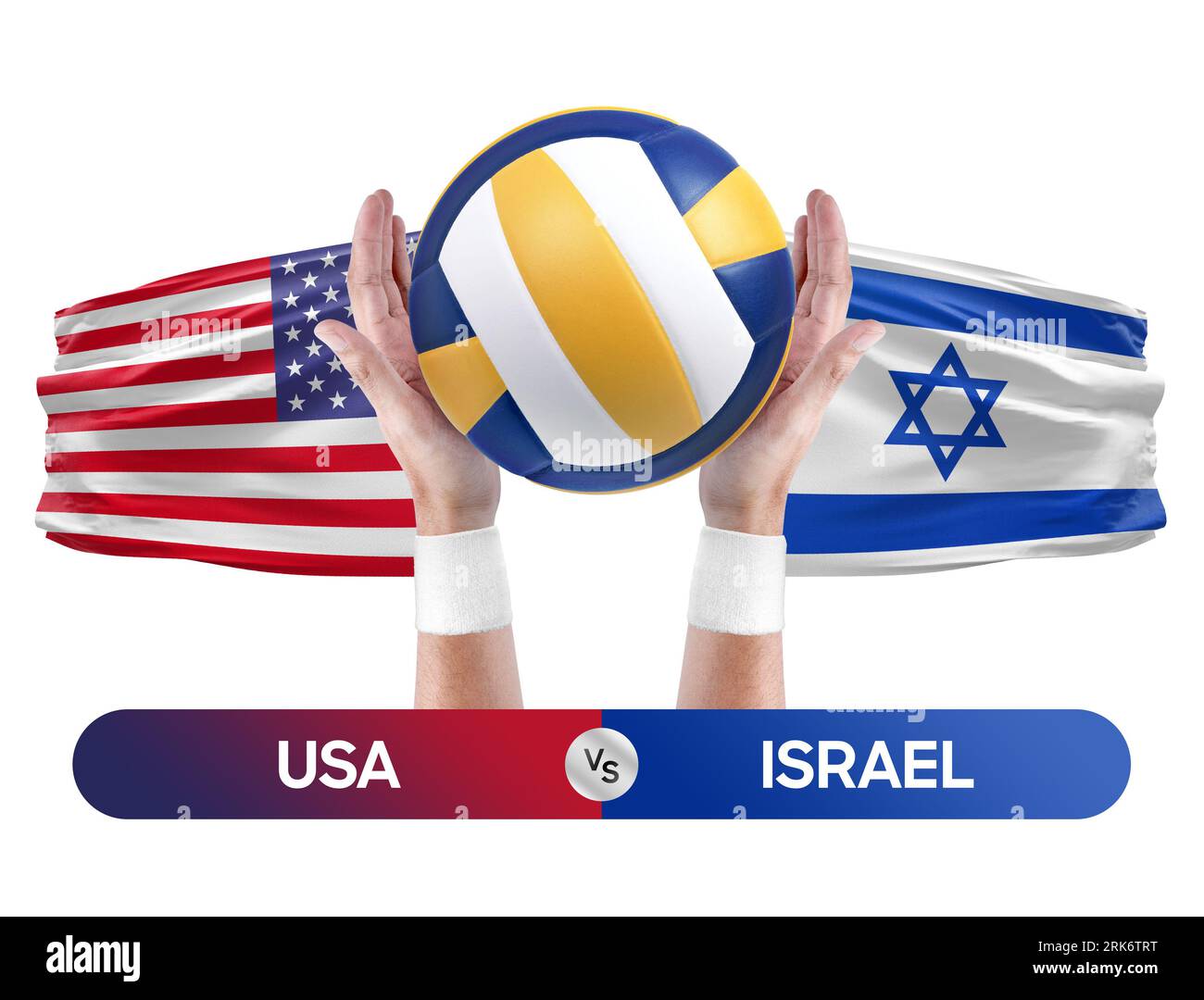 USA vs Israel national teams volleyball volley ball match