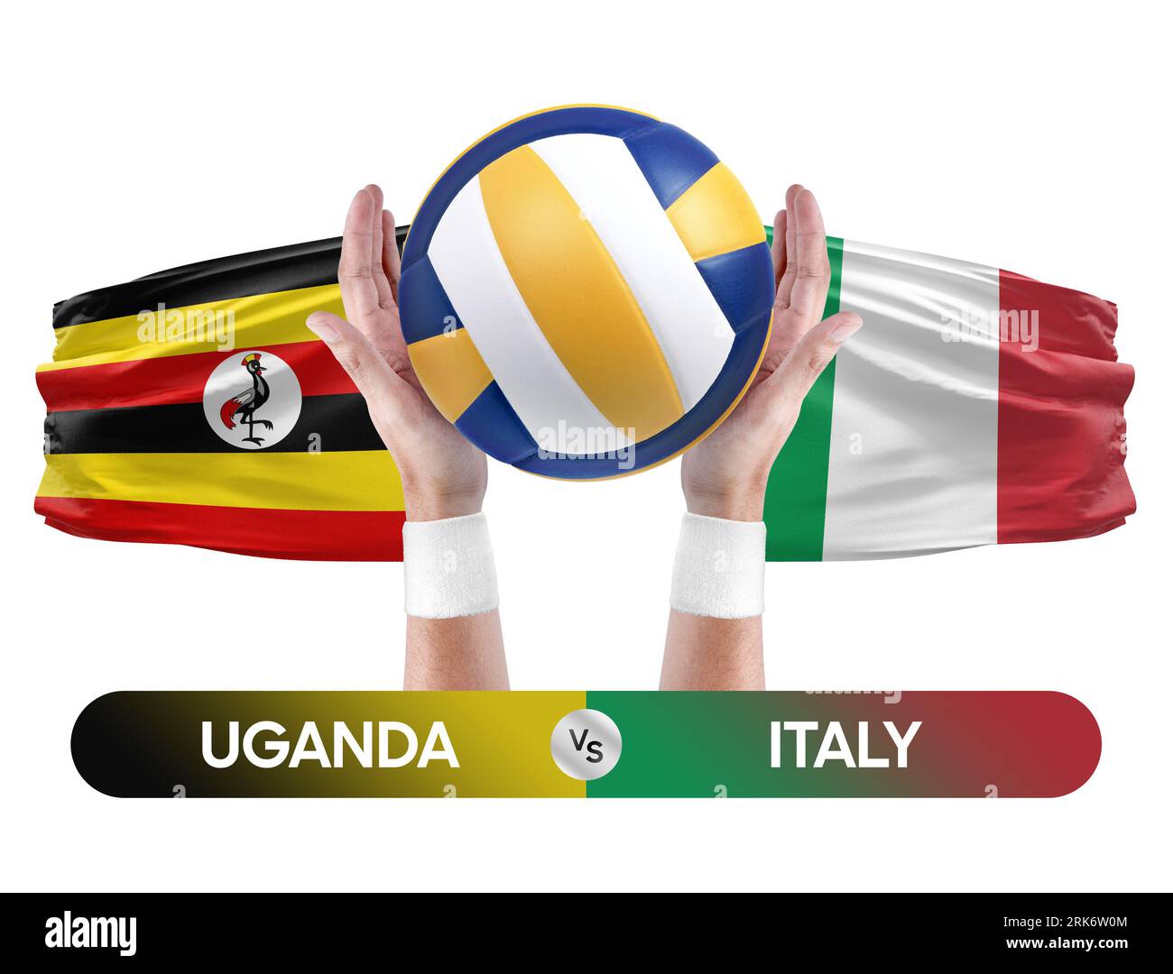 Uganda vs Italy national teams volleyball volley ball match competition