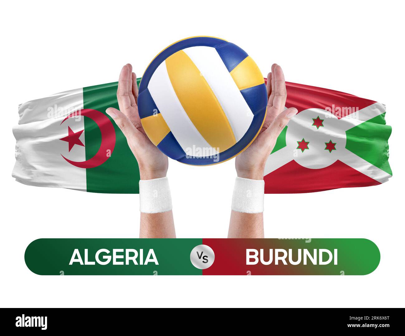 Algeria vs Burundi national teams volleyball volley ball match