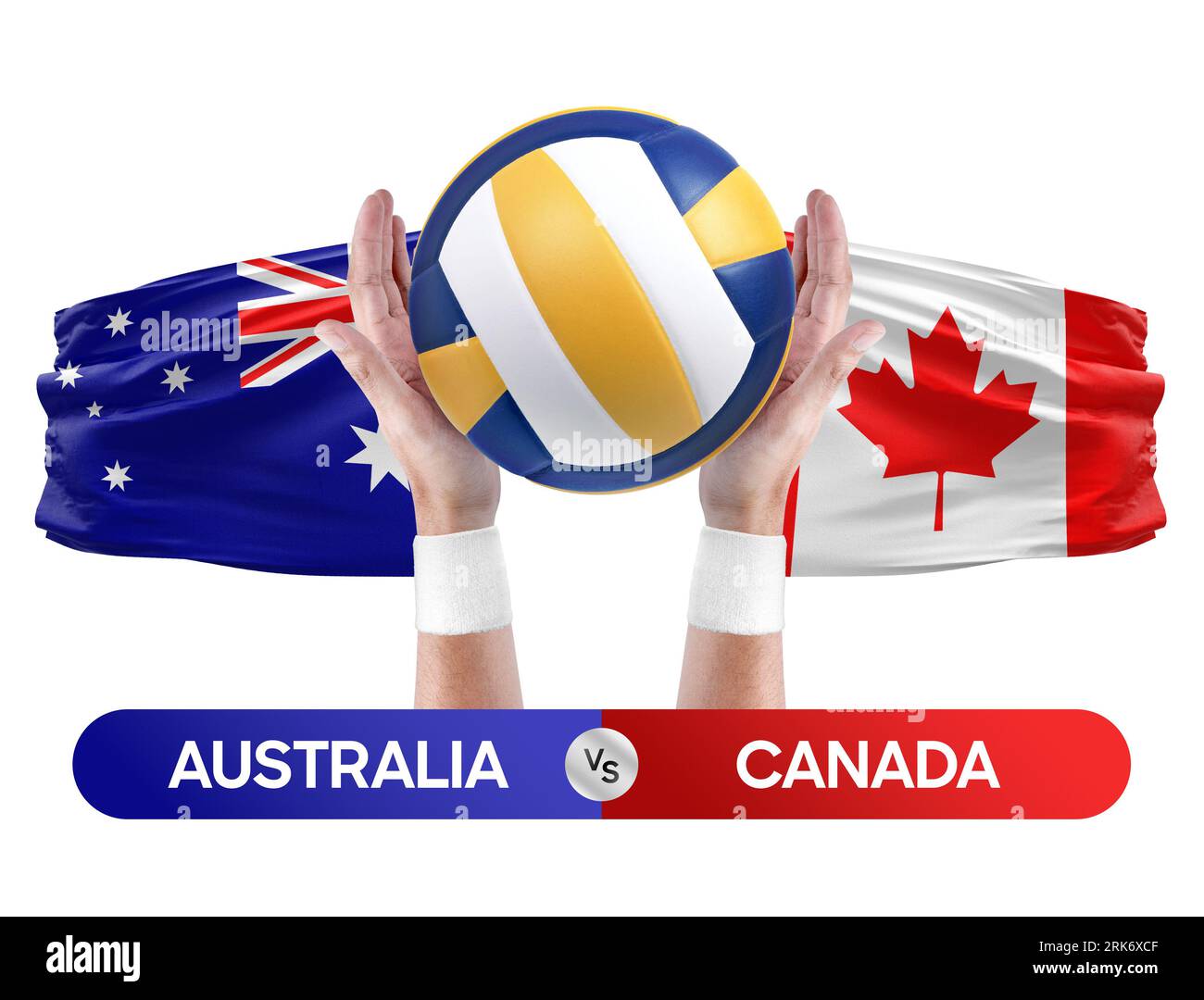 Australia vs Canada national teams volleyball volley ball match