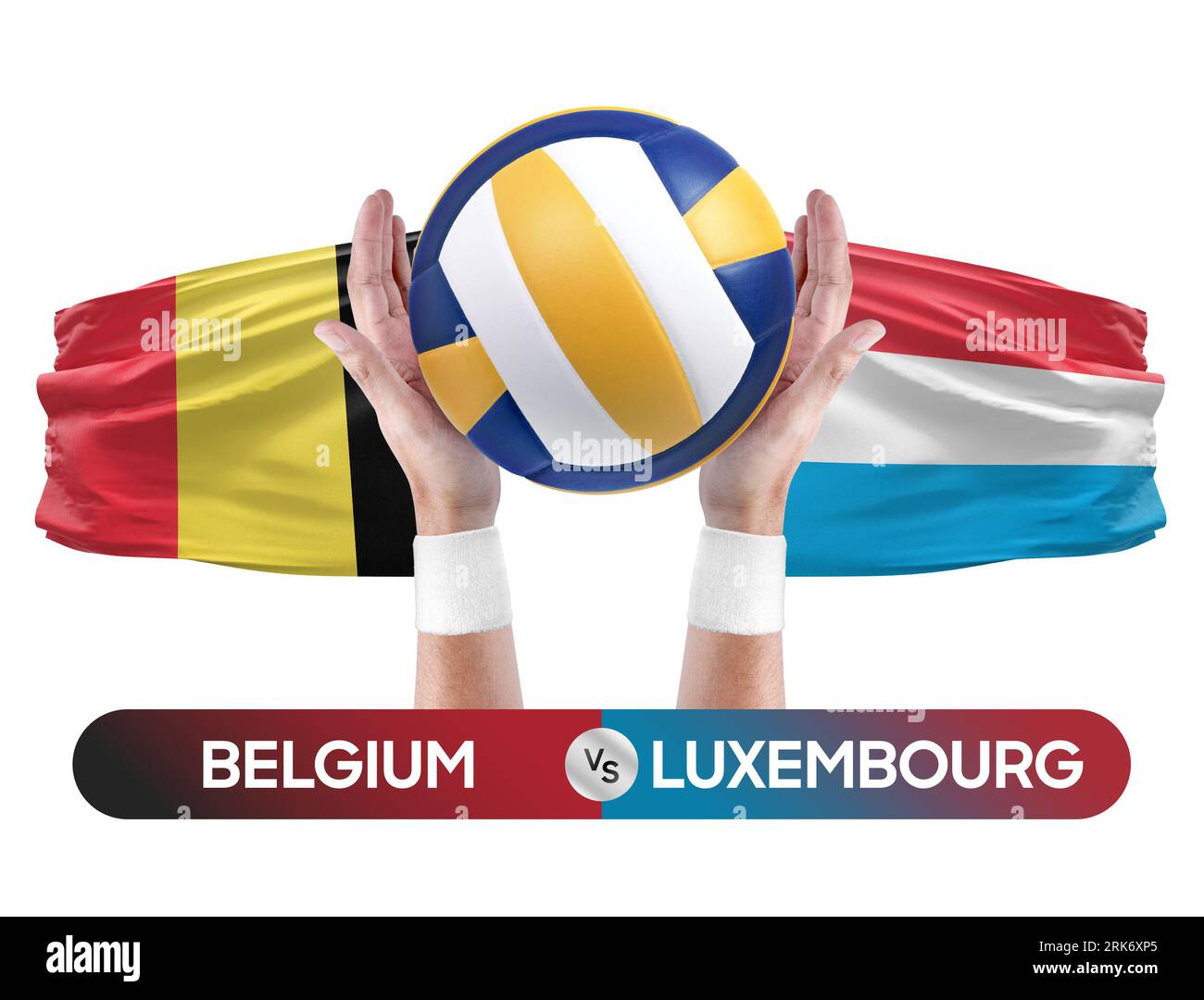 Belgium vs Luxembourg national teams volleyball volley ball match