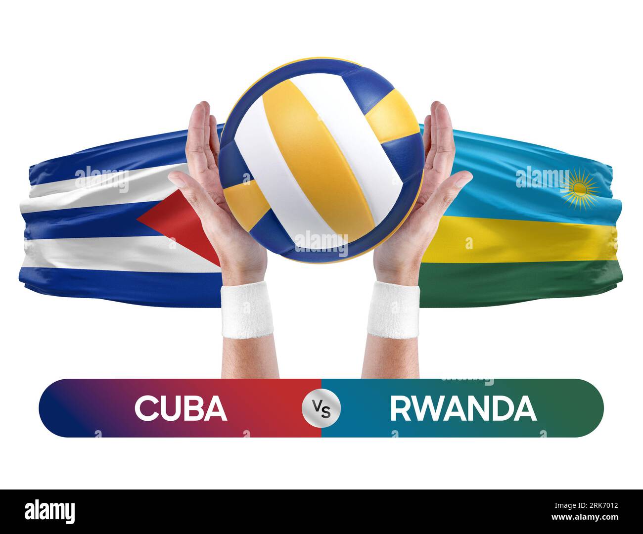 Icuba Rwanda Cuba vs Rwanda national teams volleyball volley ball match competition ...