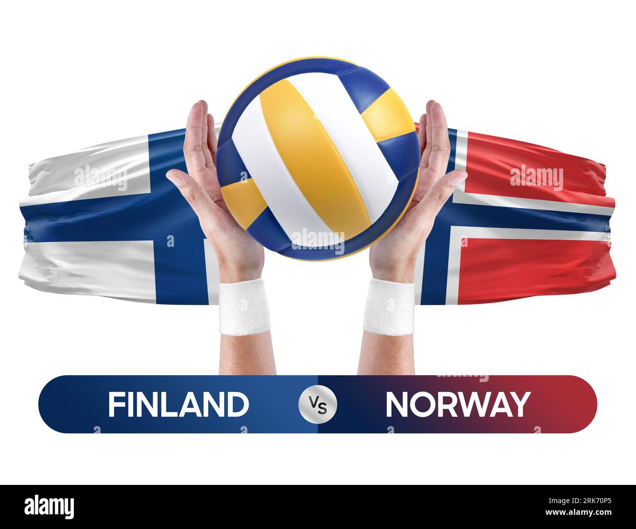 Finland vs Norway national teams volleyball volley ball match