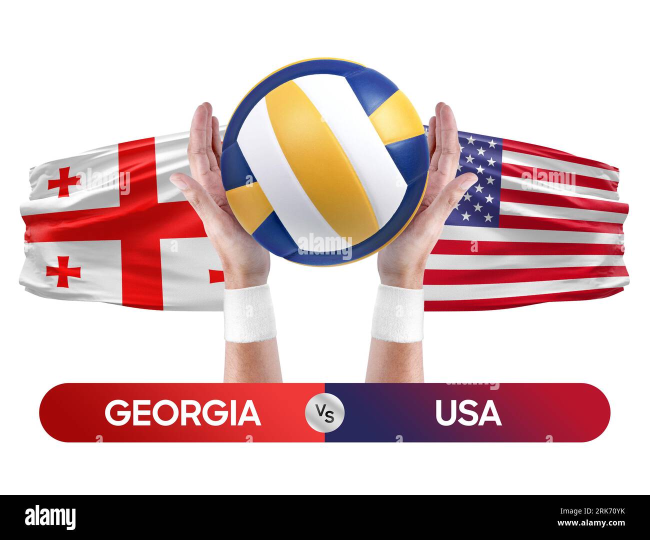 vs USA national teams volleyball volley ball match competition