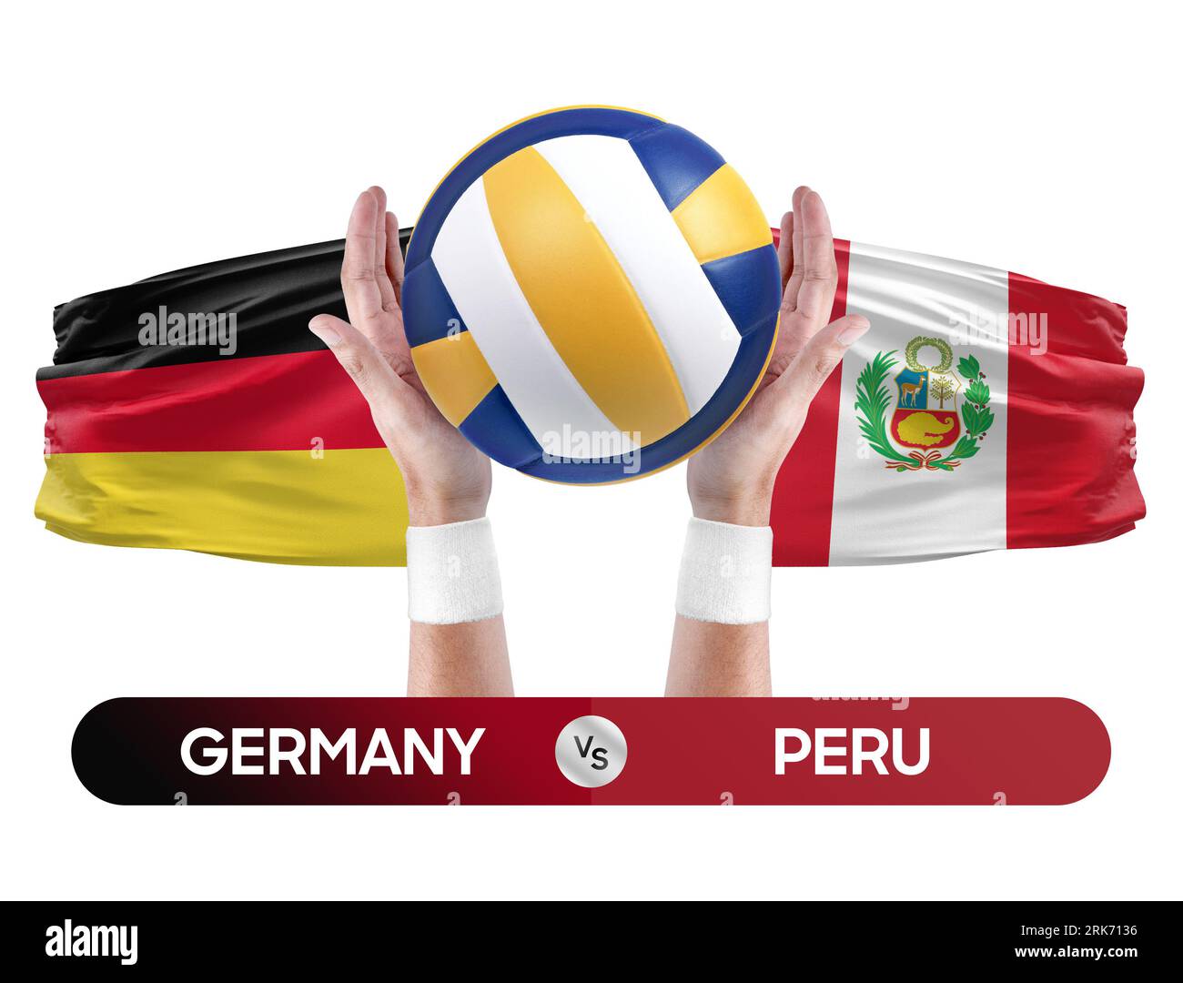 Germany vs Peru national teams volleyball volley ball match competition