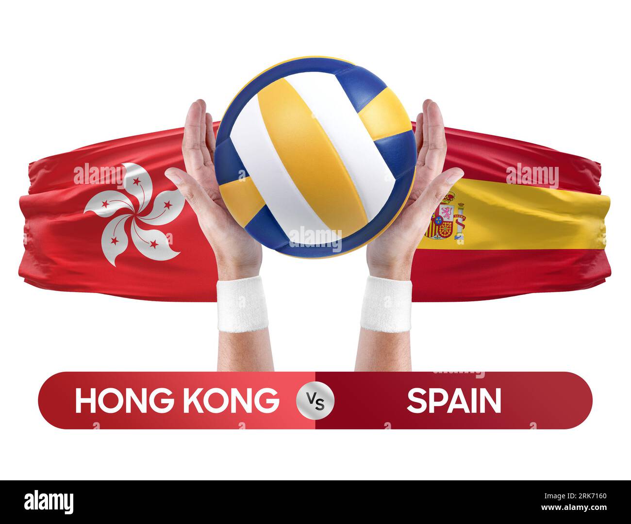 Hong Kong vs Spain national teams volleyball volley ball match