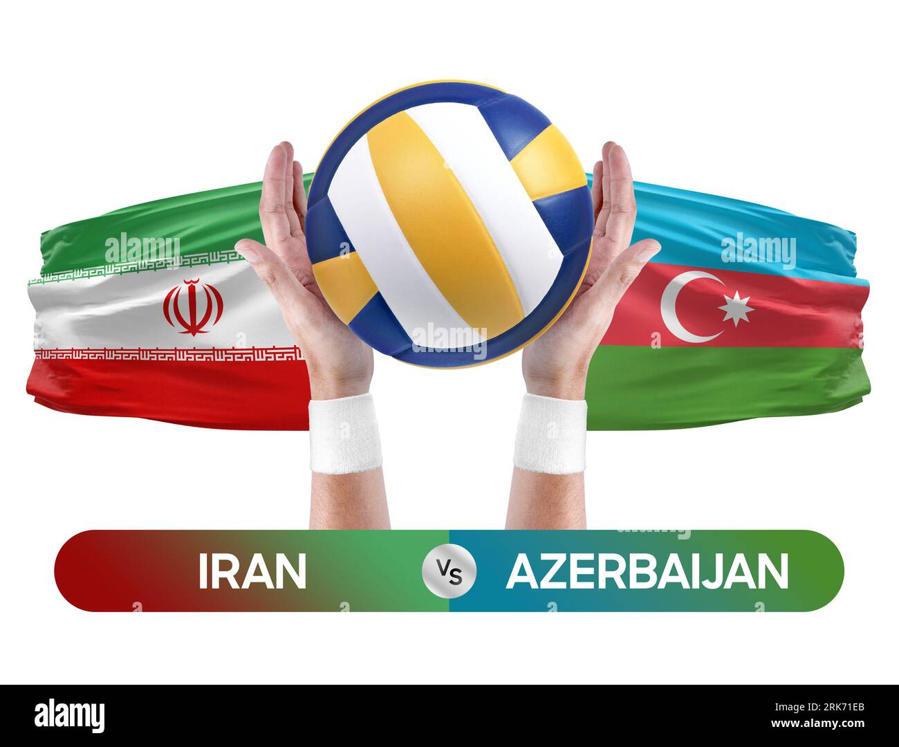 Iran vs Azerbaijan national teams volleyball volley ball match