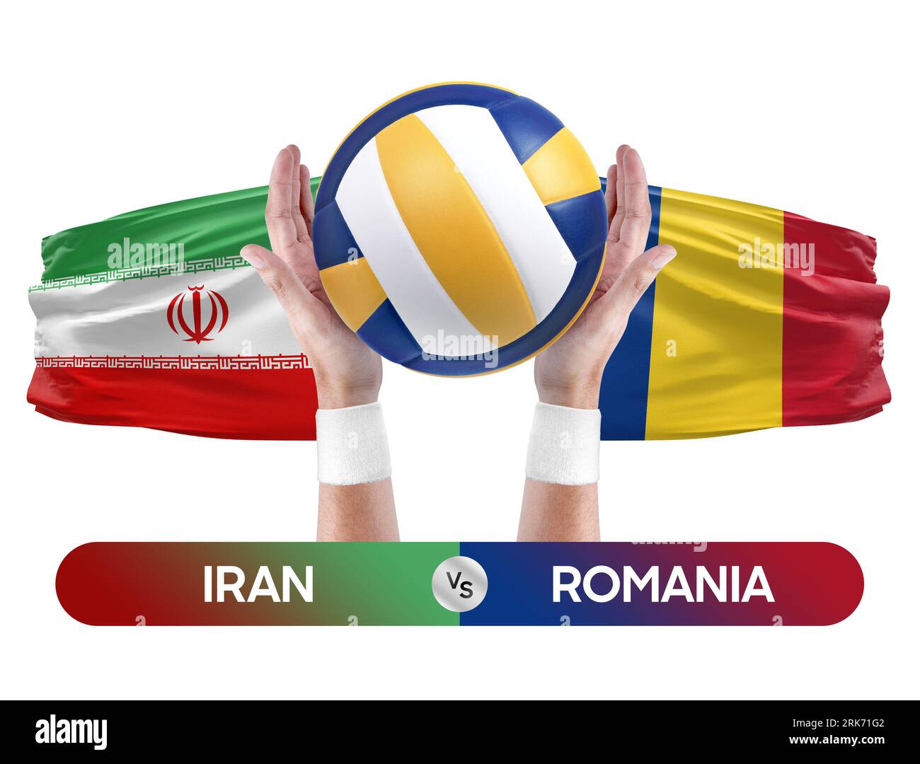 Iran vs Romania national teams volleyball volley ball match competition