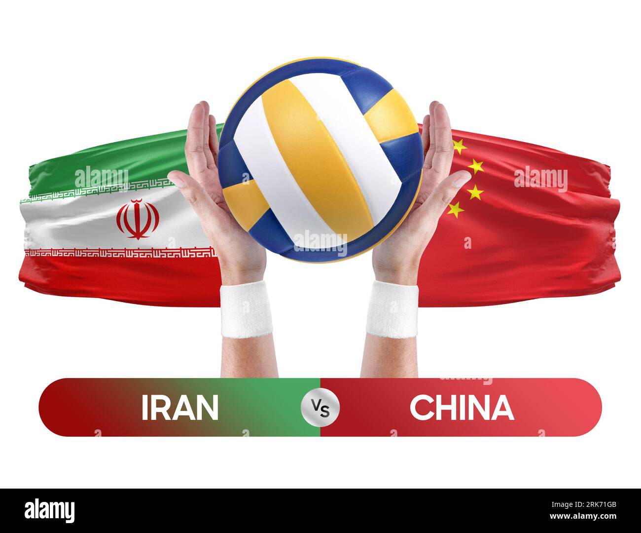 Iran vs China national teams volleyball volley ball match competition