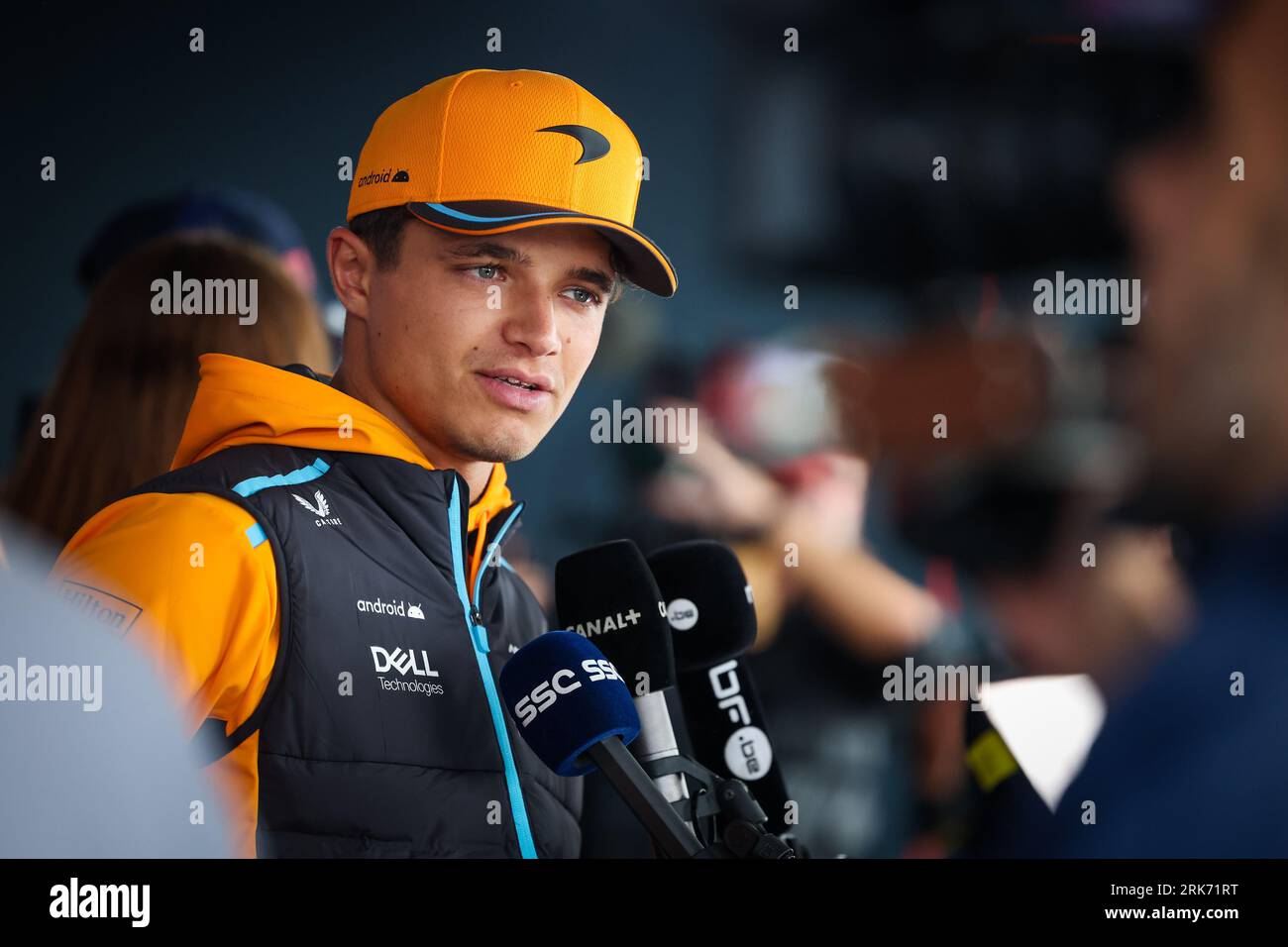 NORRIS Lando (gbr), McLaren F1 Team MCL60, portrait during the 2023 ...